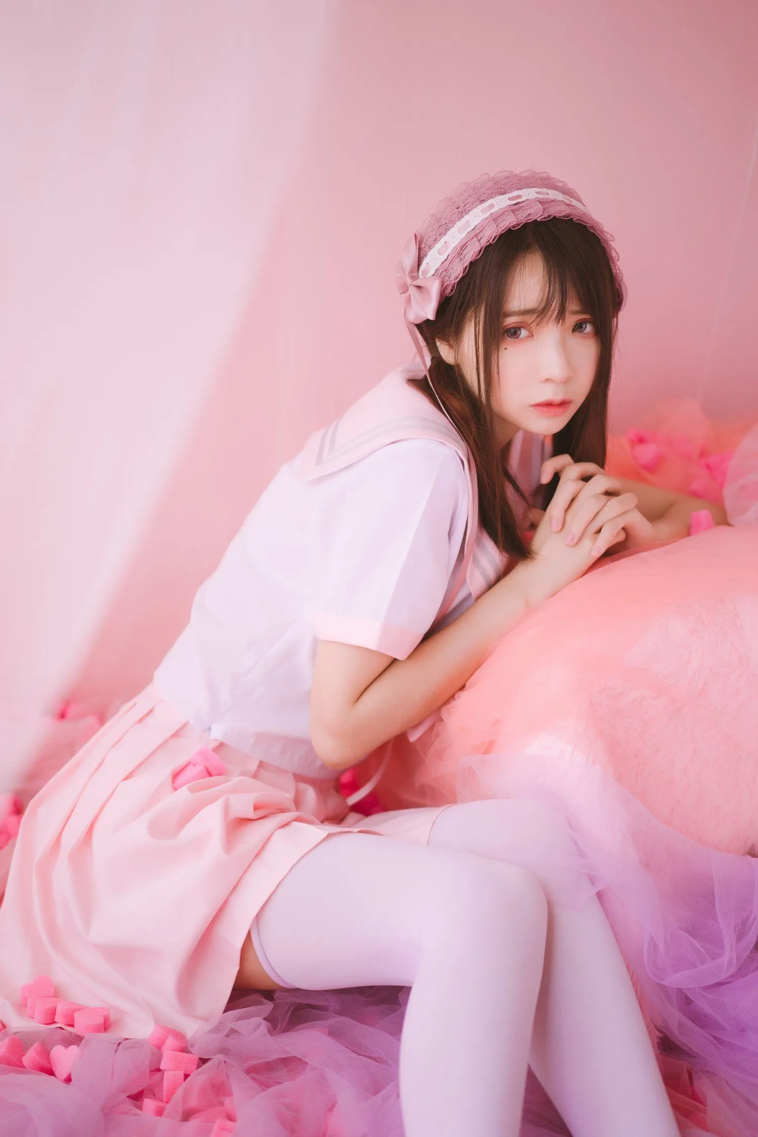 疯猫ss – NO.08 丝袜狂想曲（4套）-03.粉-54P-623M [54P]插图6