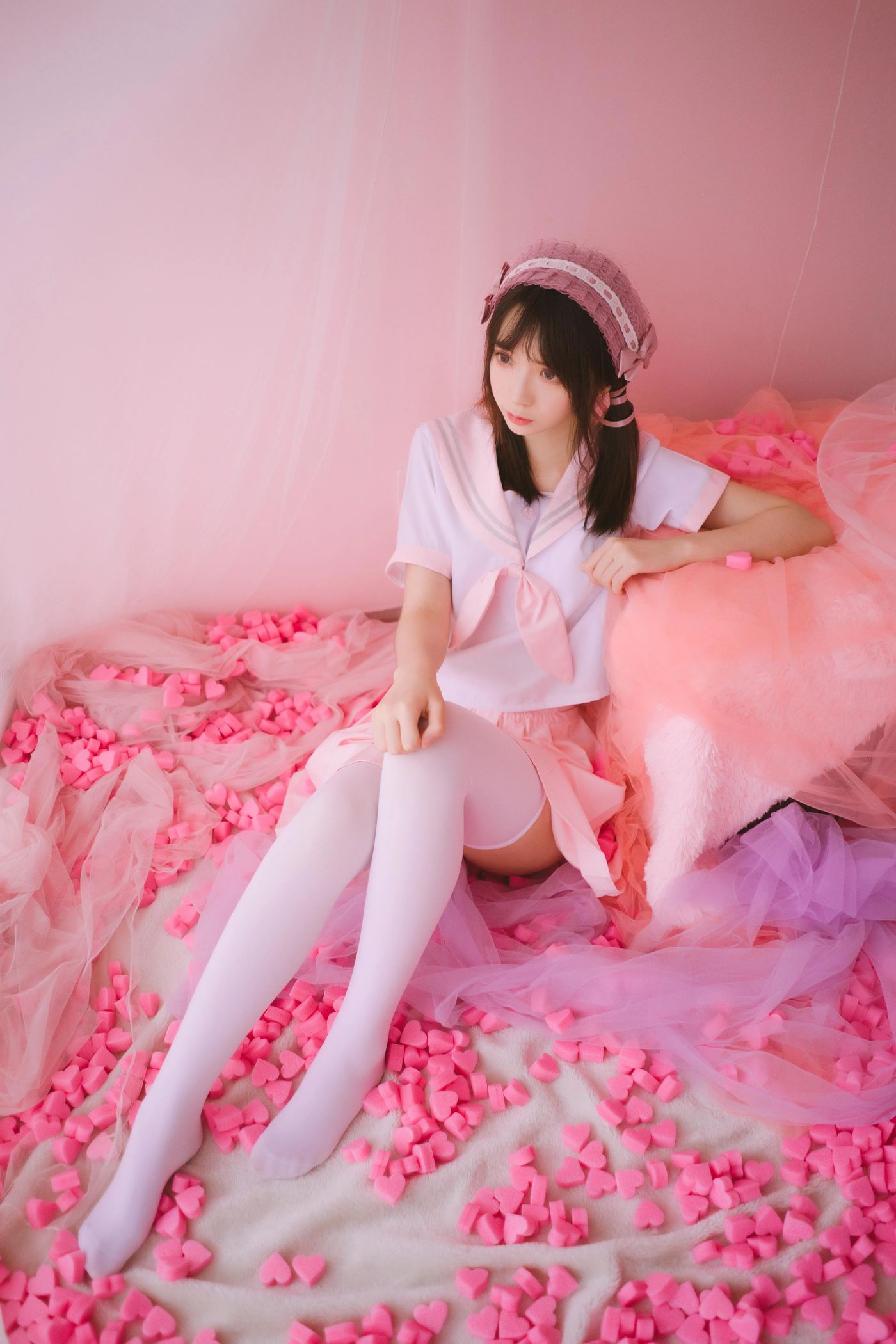 疯猫ss – NO.08 丝袜狂想曲（4套）-03.粉-54P-623M [54P]插图7