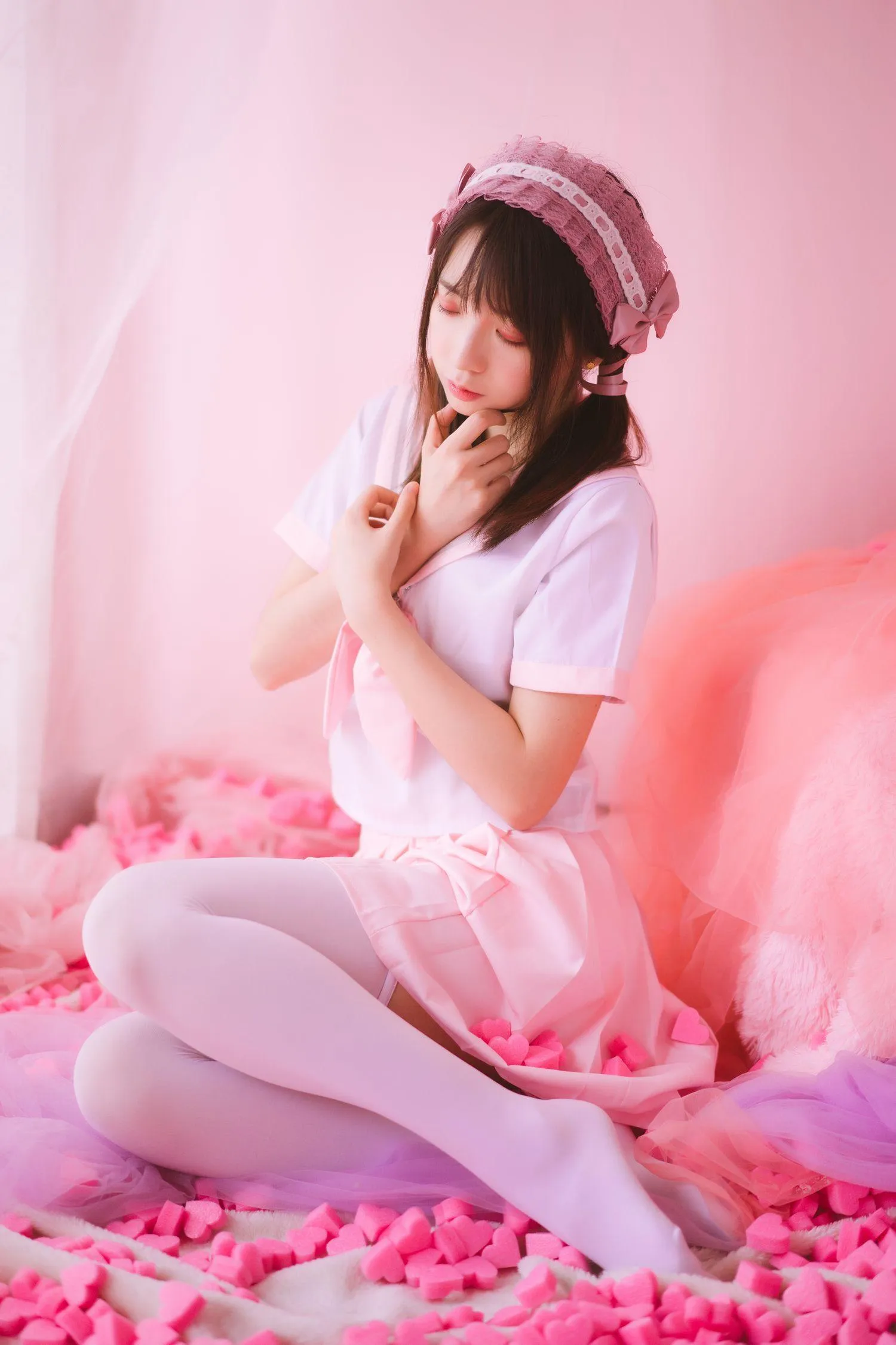 疯猫ss – NO.08 丝袜狂想曲（4套）-03.粉-54P-623M [54P]插图1