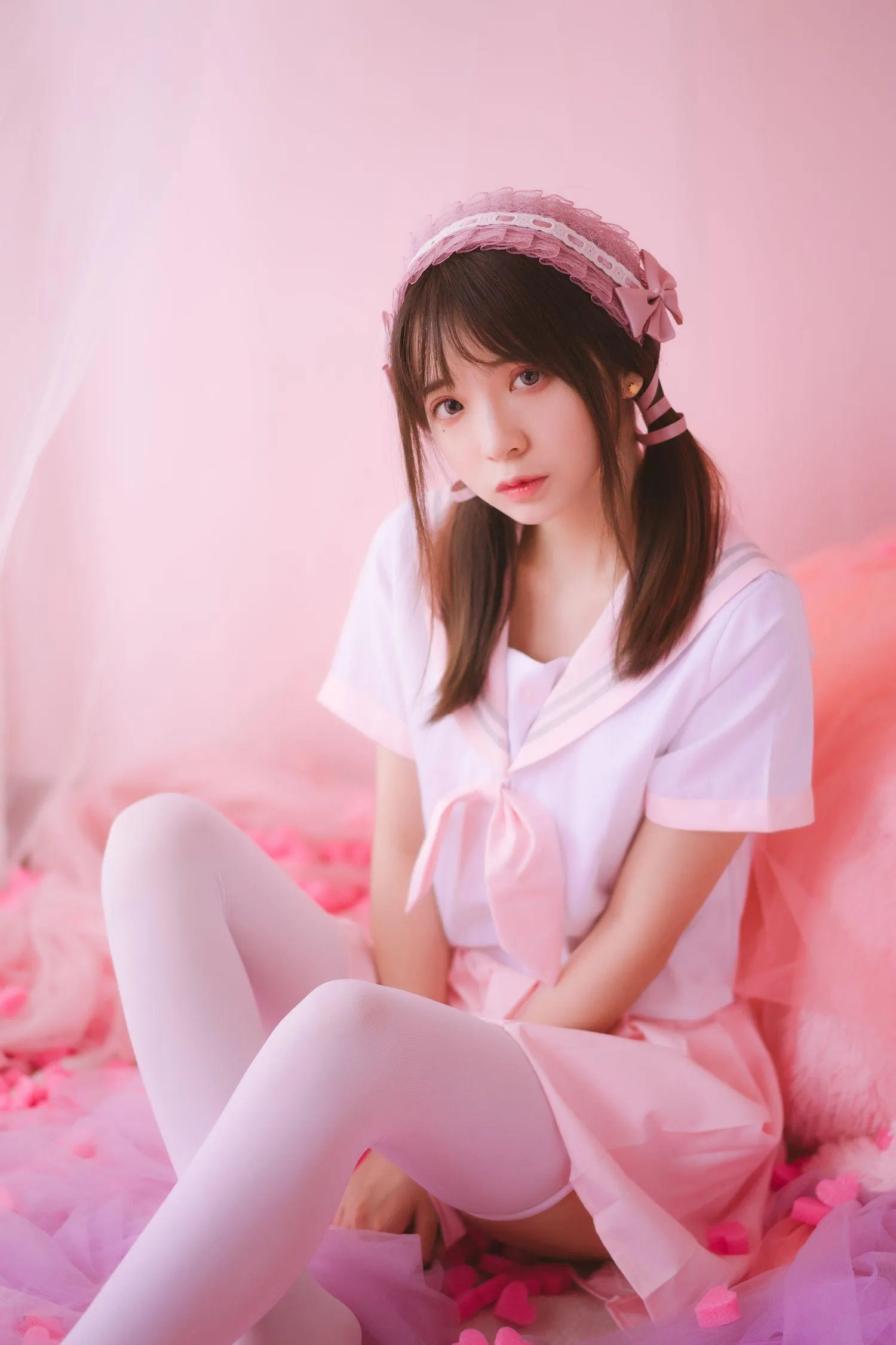 疯猫ss – NO.08 丝袜狂想曲（4套）-03.粉-54P-623M [54P]插图2