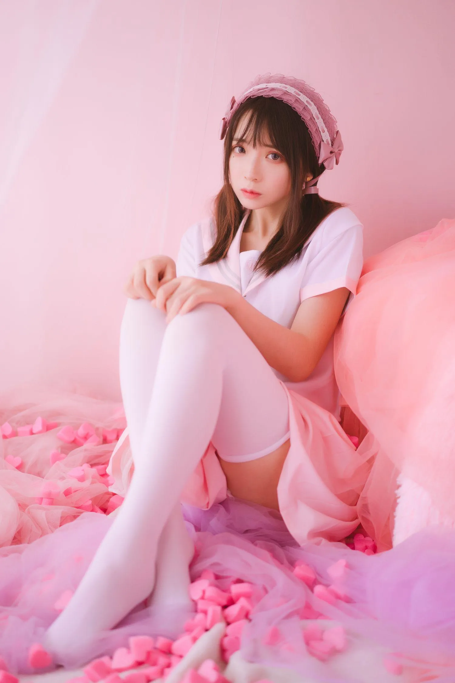 疯猫ss – NO.08 丝袜狂想曲（4套）-03.粉-54P-623M [54P]插图4