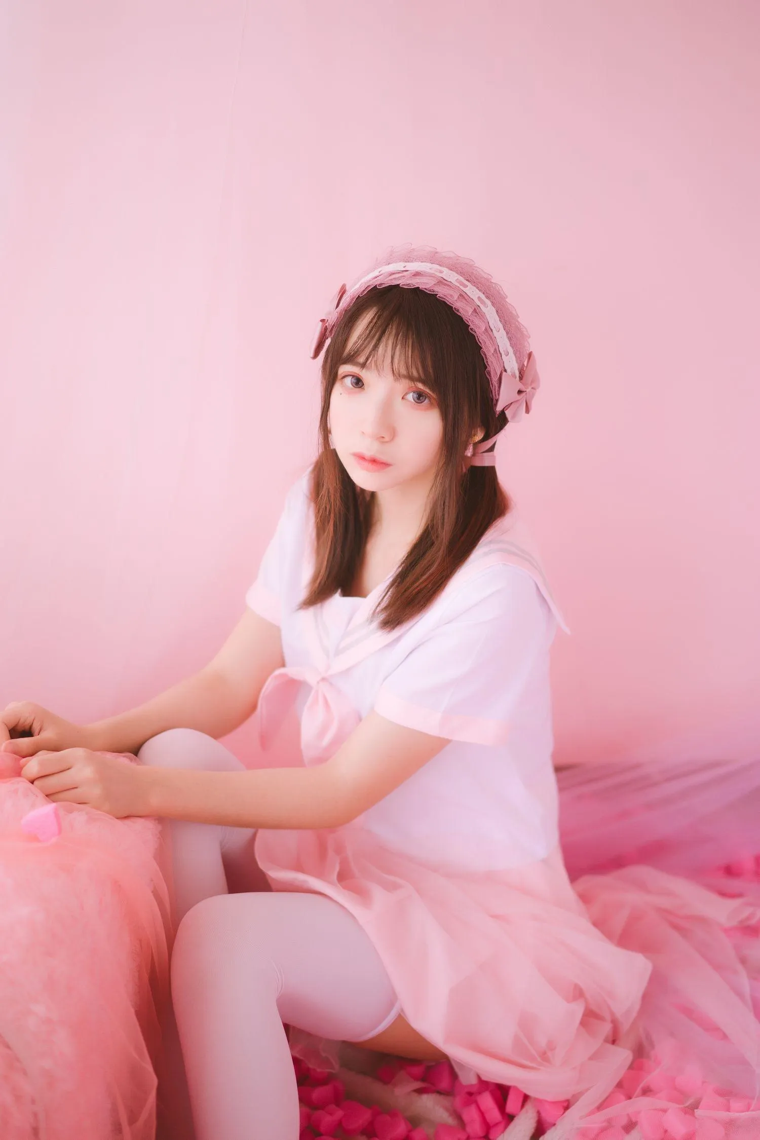疯猫ss – NO.08 丝袜狂想曲（4套）-03.粉-54P-623M [54P]插图5