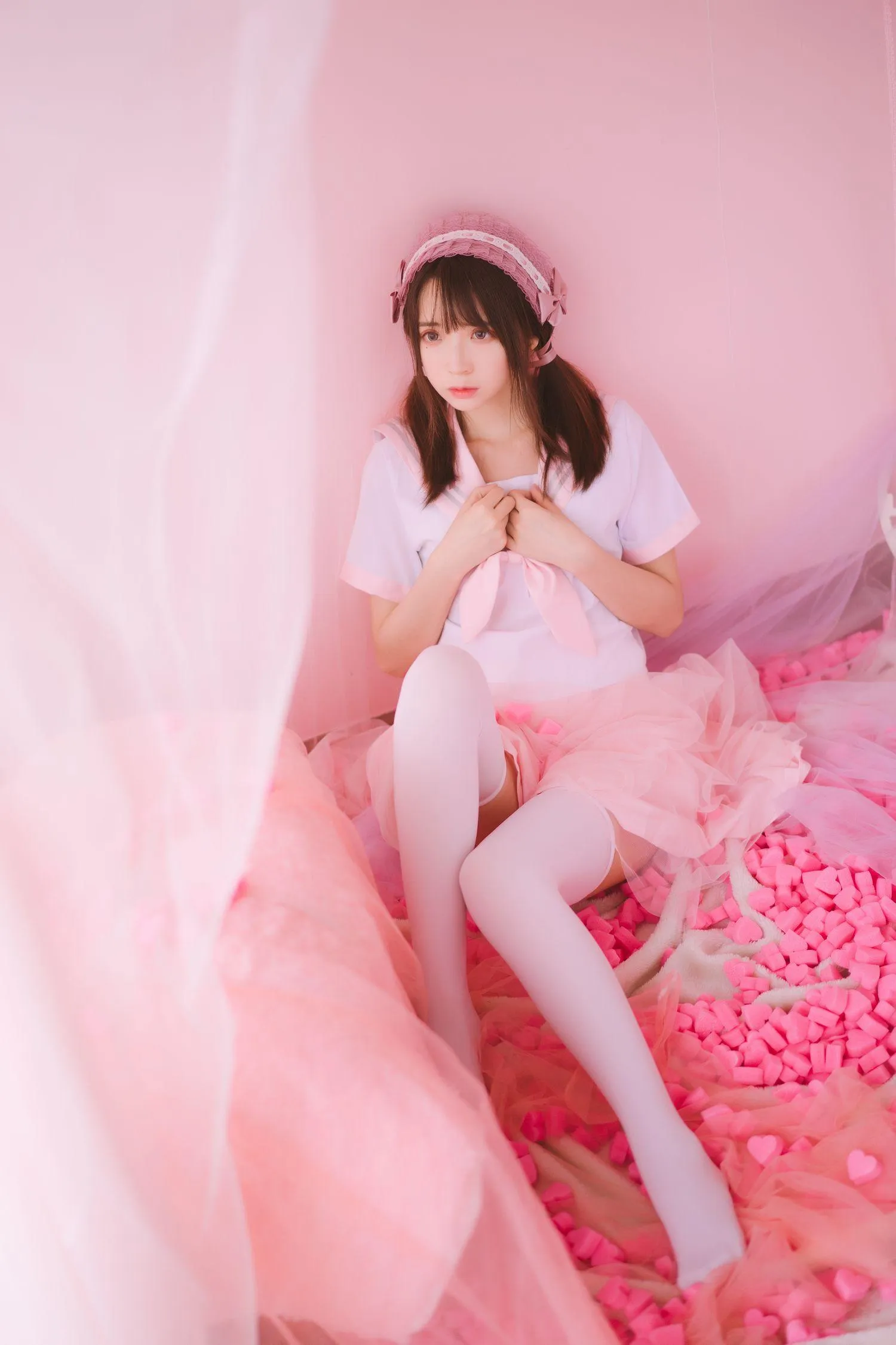 疯猫ss – NO.08 丝袜狂想曲（4套）-03.粉-54P-623M [54P]插图8