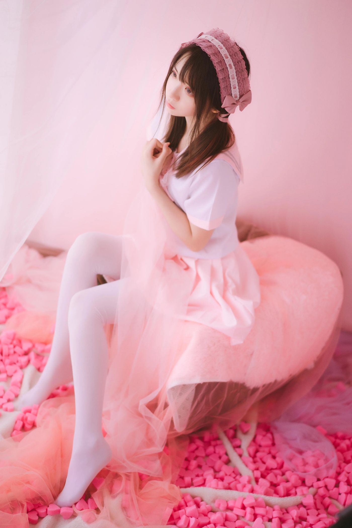 疯猫ss – NO.08 丝袜狂想曲（4套）-03.粉-54P-623M [54P]插图1
