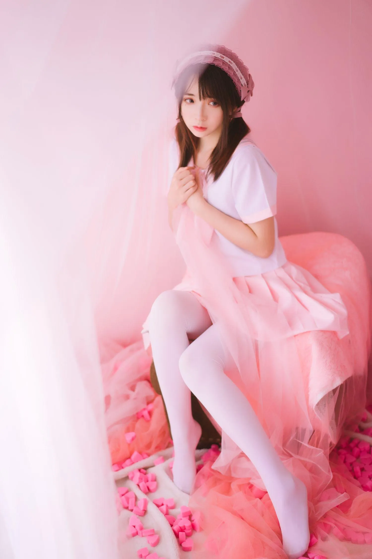 疯猫ss – NO.08 丝袜狂想曲（4套）-03.粉-54P-623M [54P]插图2