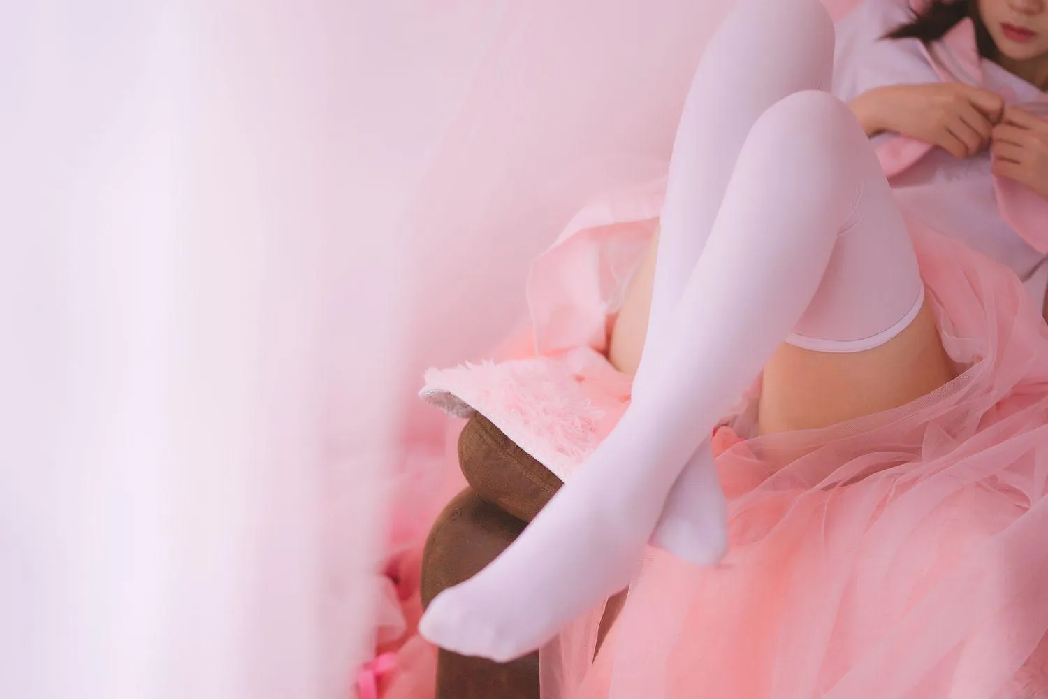 疯猫ss – NO.08 丝袜狂想曲（4套）-03.粉-54P-623M [54P]插图3