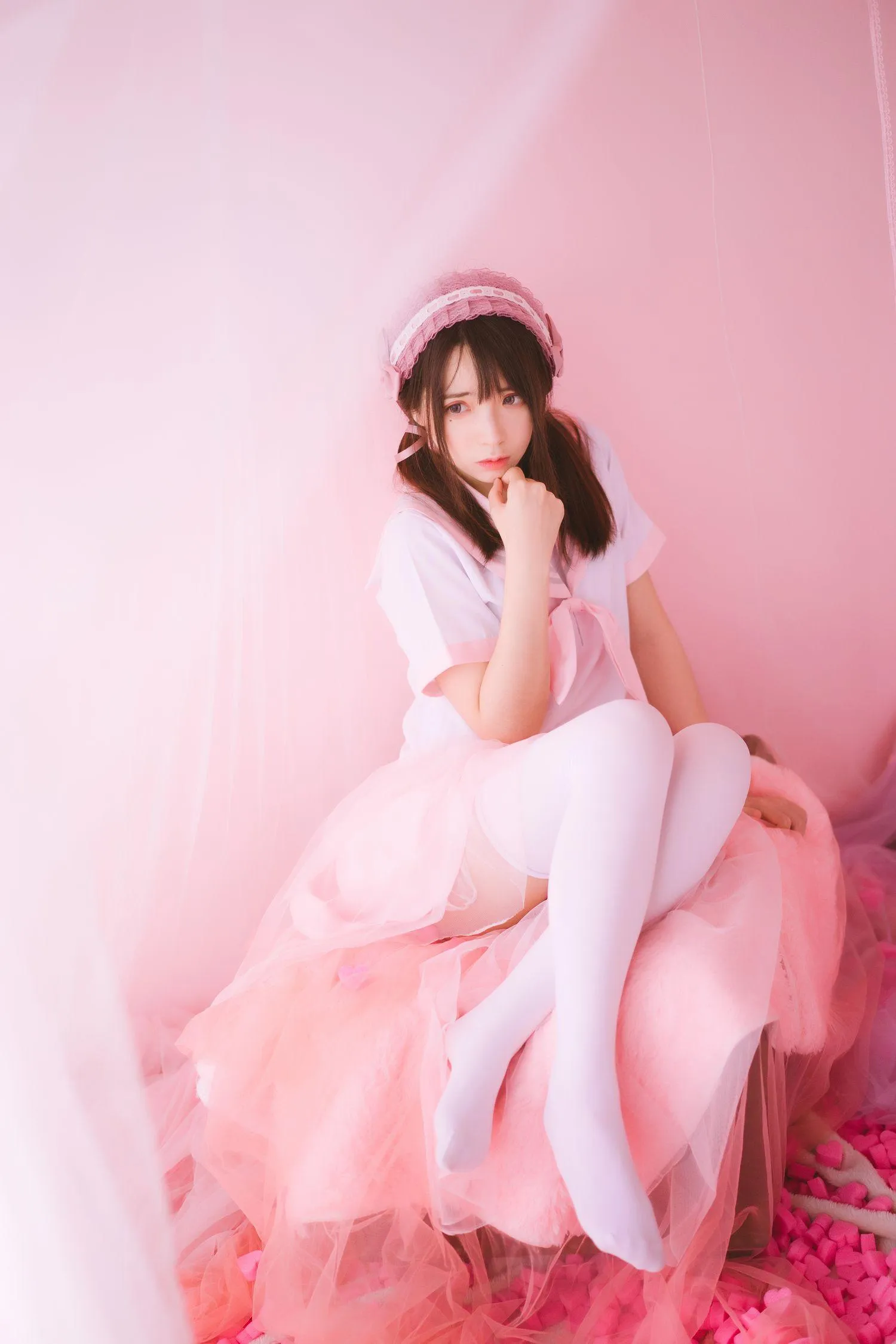 疯猫ss – NO.08 丝袜狂想曲（4套）-03.粉-54P-623M [54P]插图5