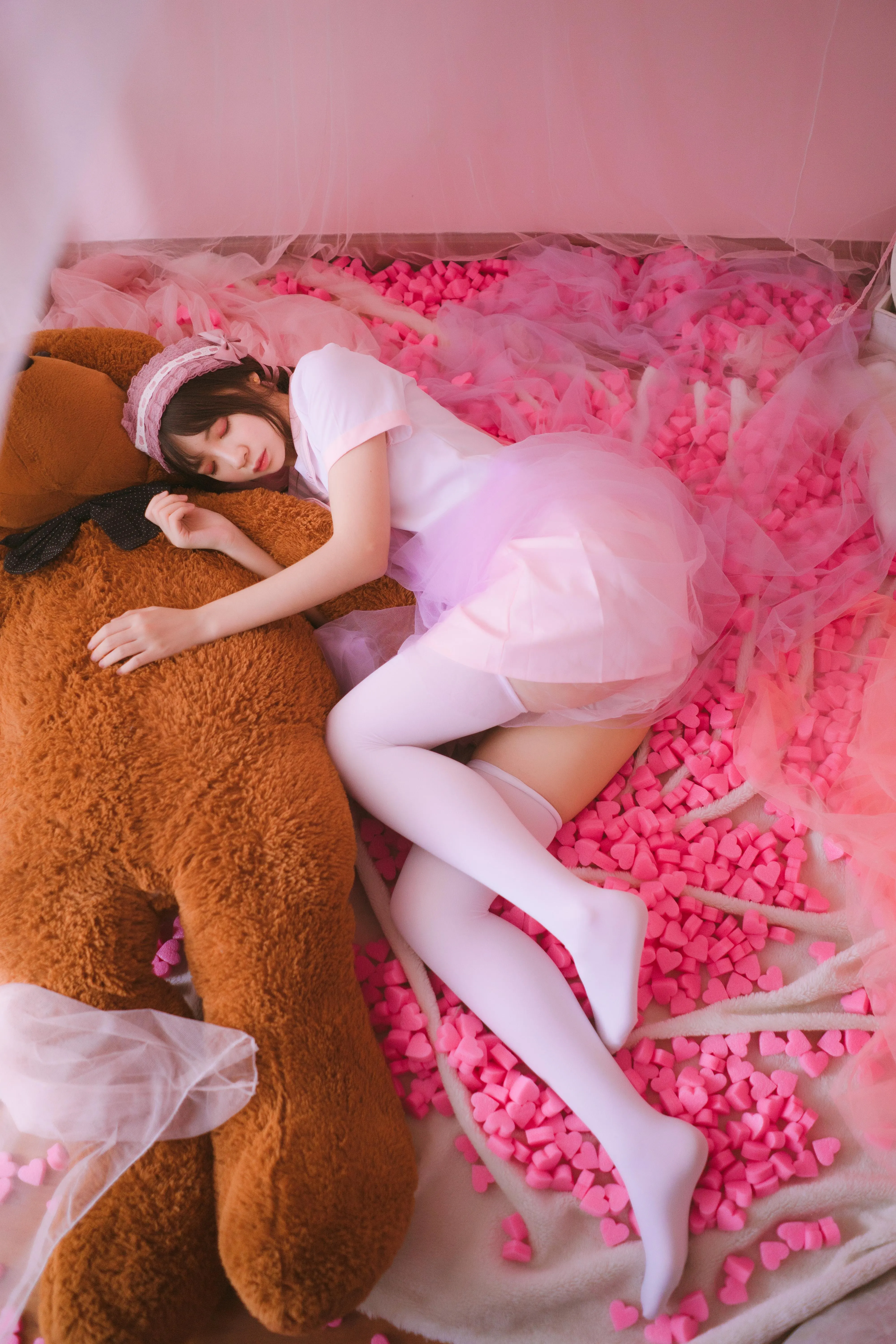 疯猫ss – NO.08 丝袜狂想曲（4套）-03.粉-54P-623M [54P]插图9