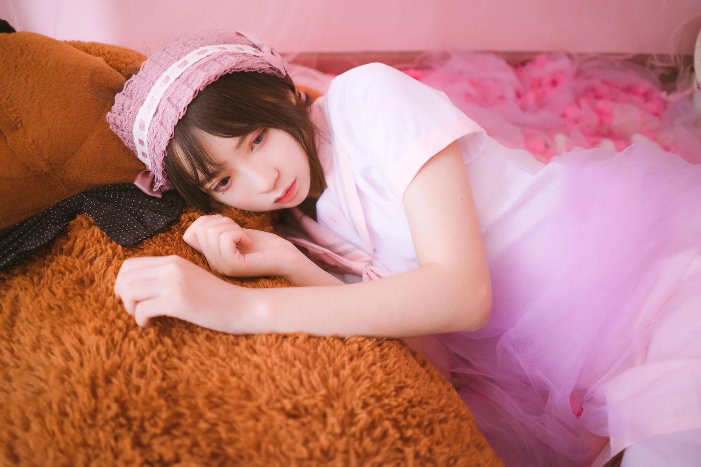 疯猫ss – NO.08 丝袜狂想曲（4套）-03.粉-54P-623M [54P]插图
