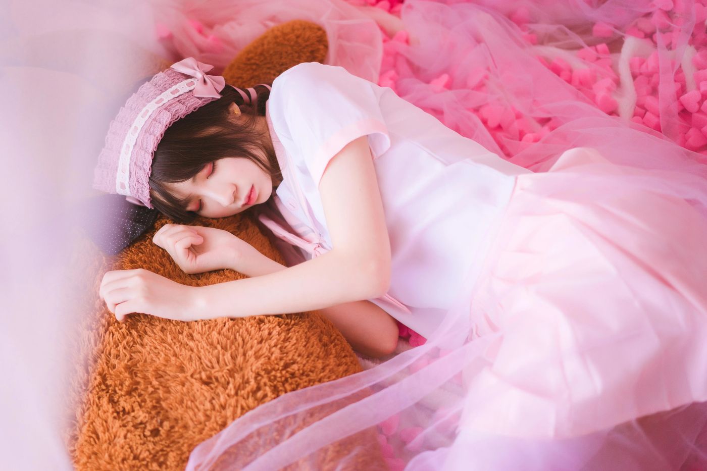 疯猫ss – NO.08 丝袜狂想曲（4套）-03.粉-54P-623M [54P]插图1