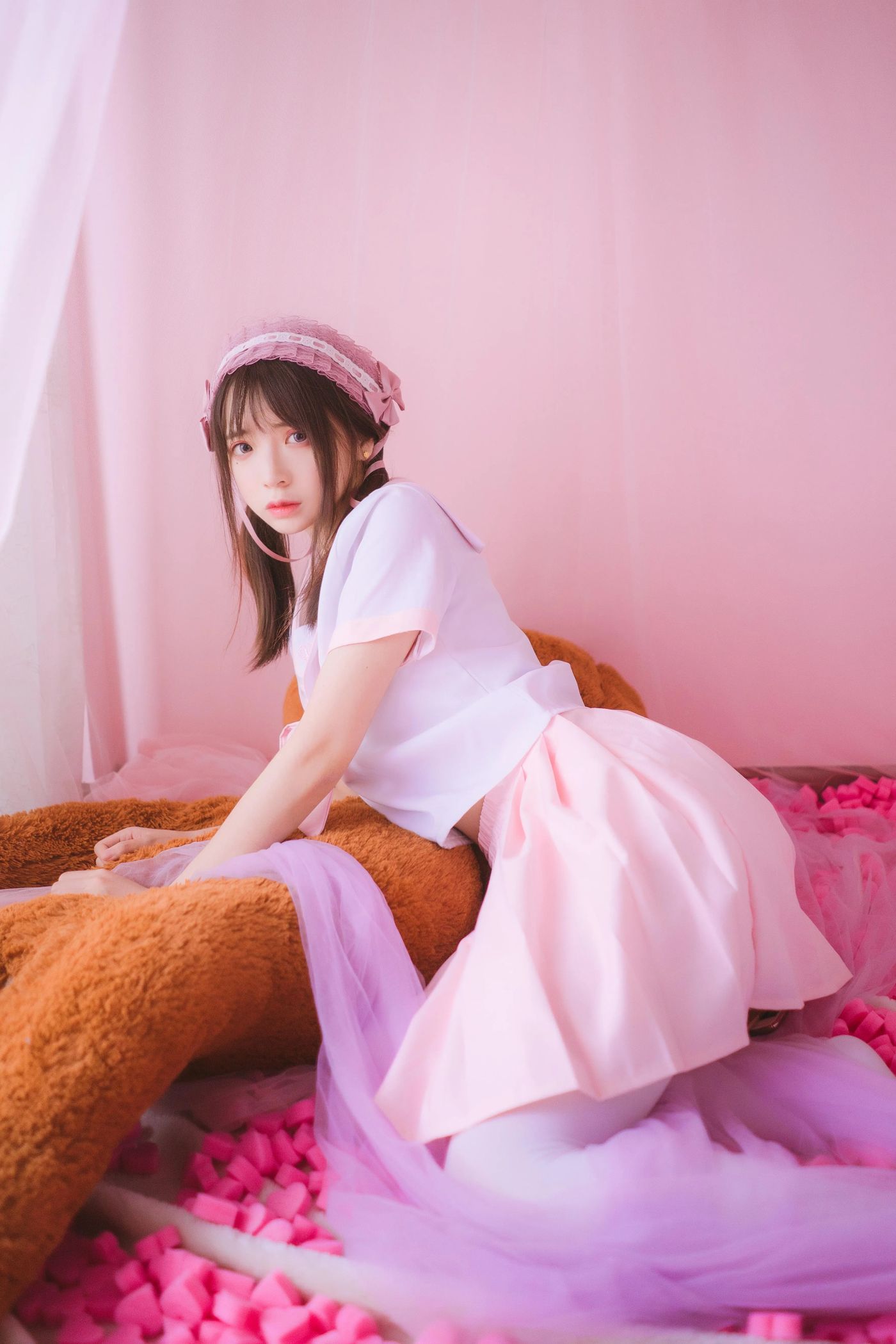 疯猫ss – NO.08 丝袜狂想曲（4套）-03.粉-54P-623M [54P]插图3