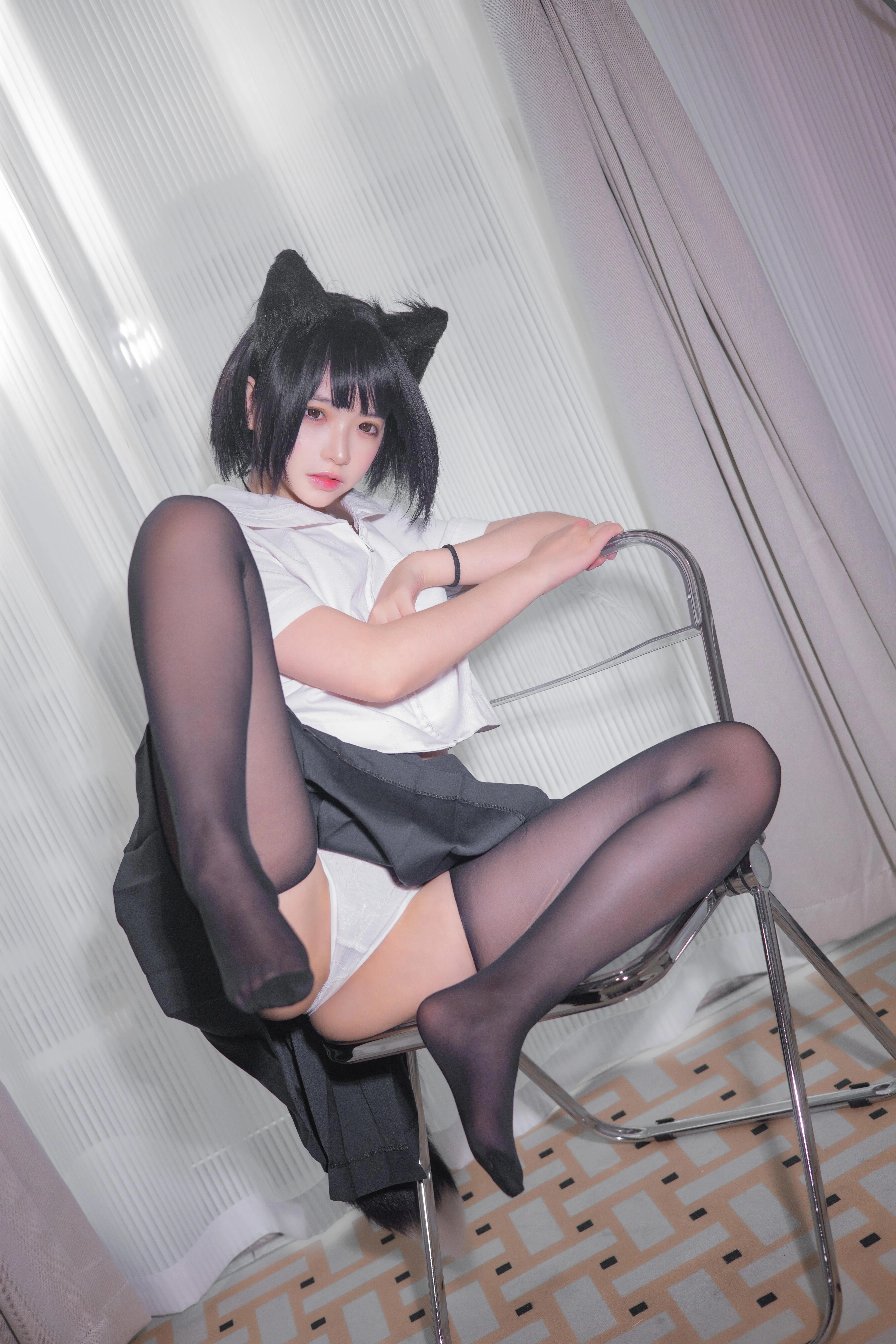 疯猫ss – NO.110 2022夏日限定 制服 [20P]插图7