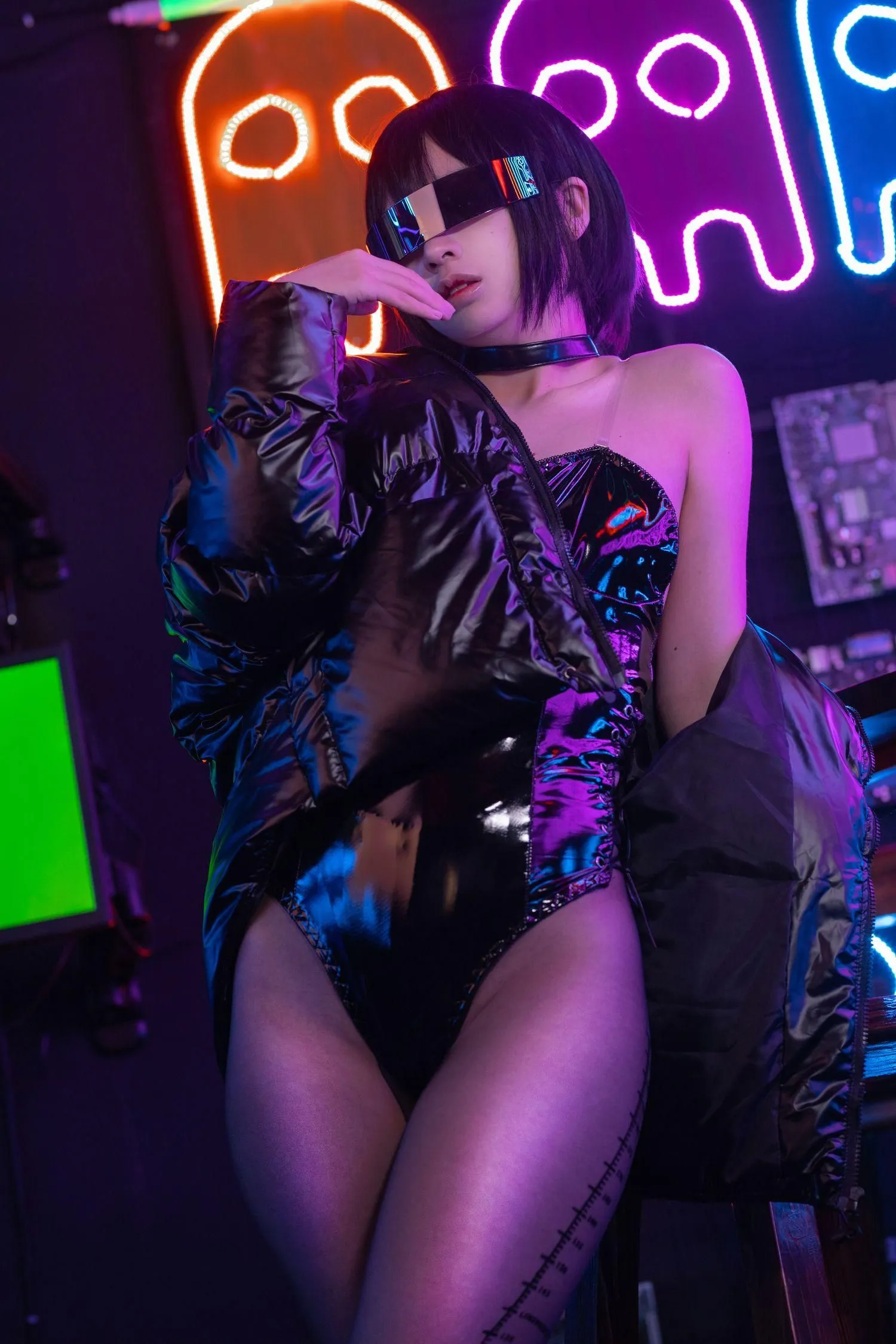 疯猫ss – NO.111 赛博少女 [40P]插图7