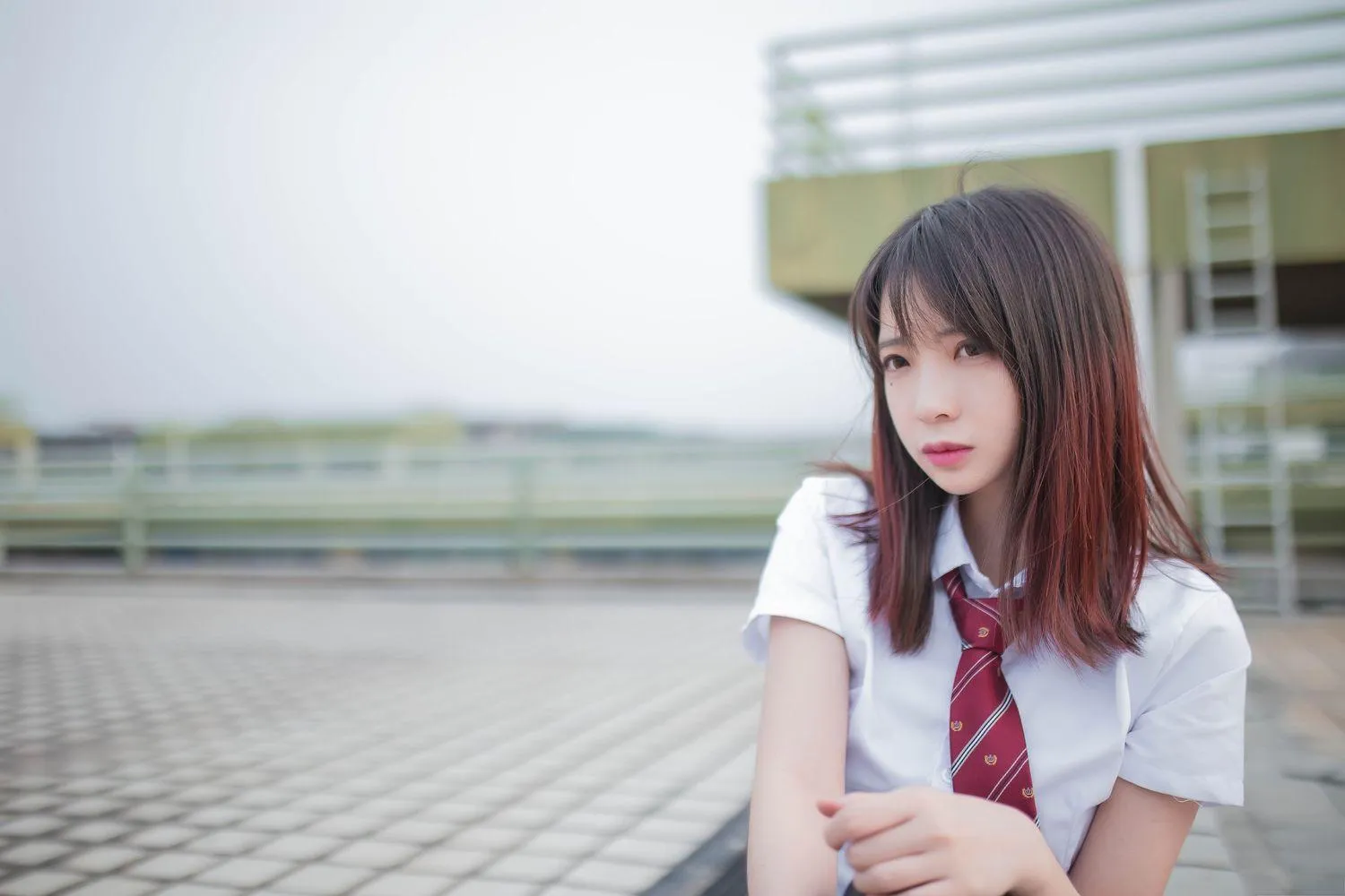 疯猫ss – NO.12 天台JK [30P]插图2