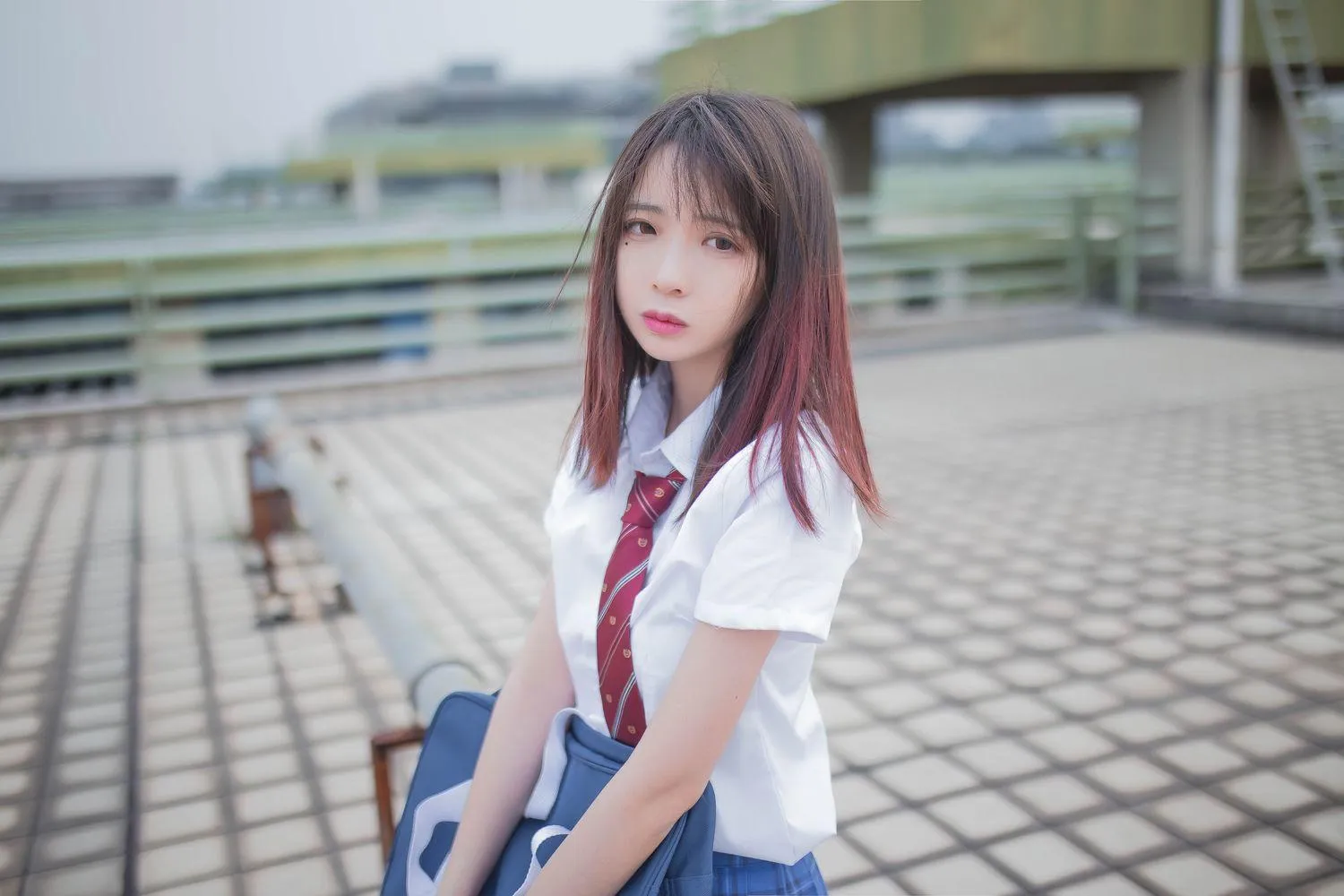 疯猫ss – NO.12 天台JK [30P]插图5
