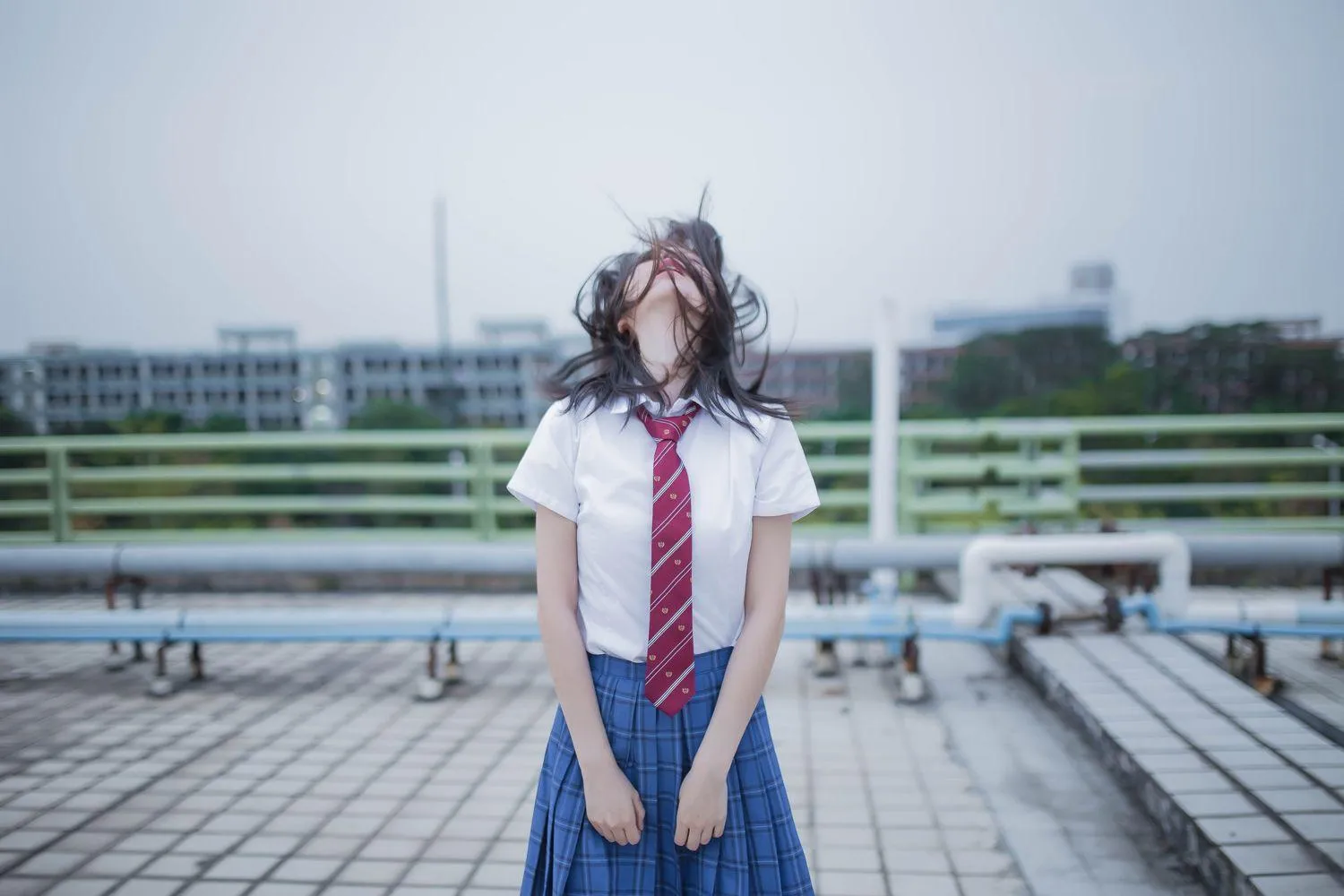 疯猫ss – NO.12 天台JK [30P]插图9