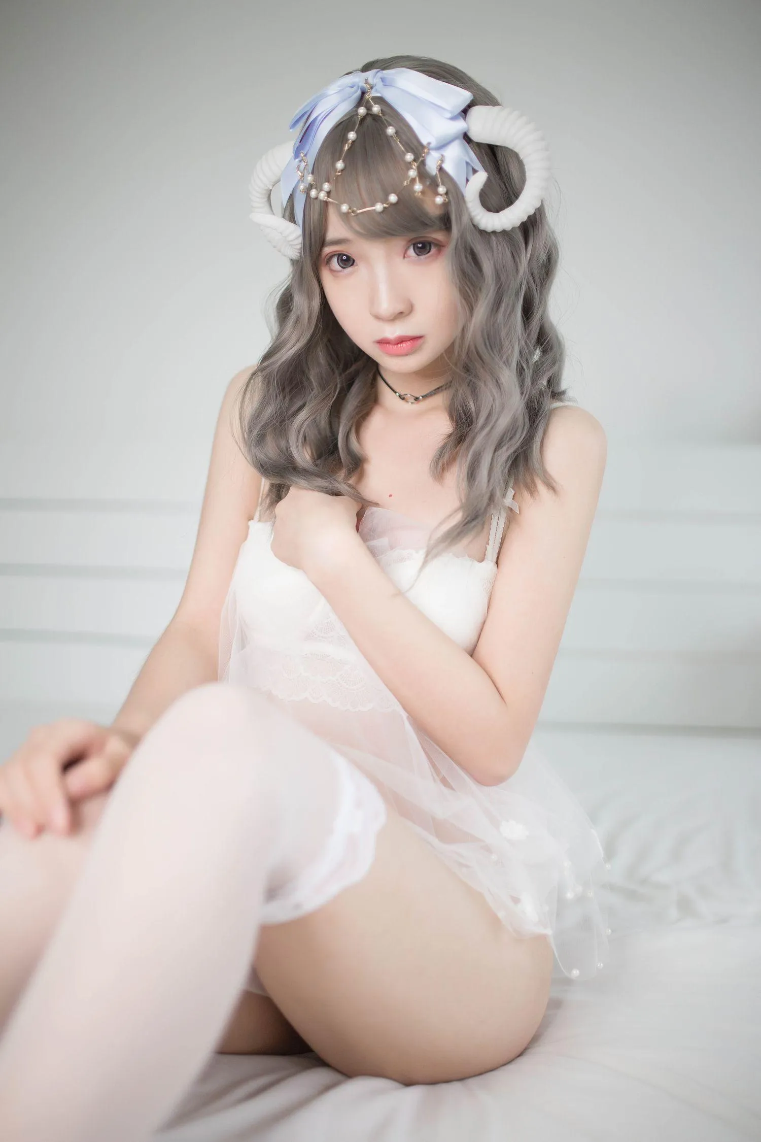 疯猫ss – NO.31 白内衣 [18P]插图5