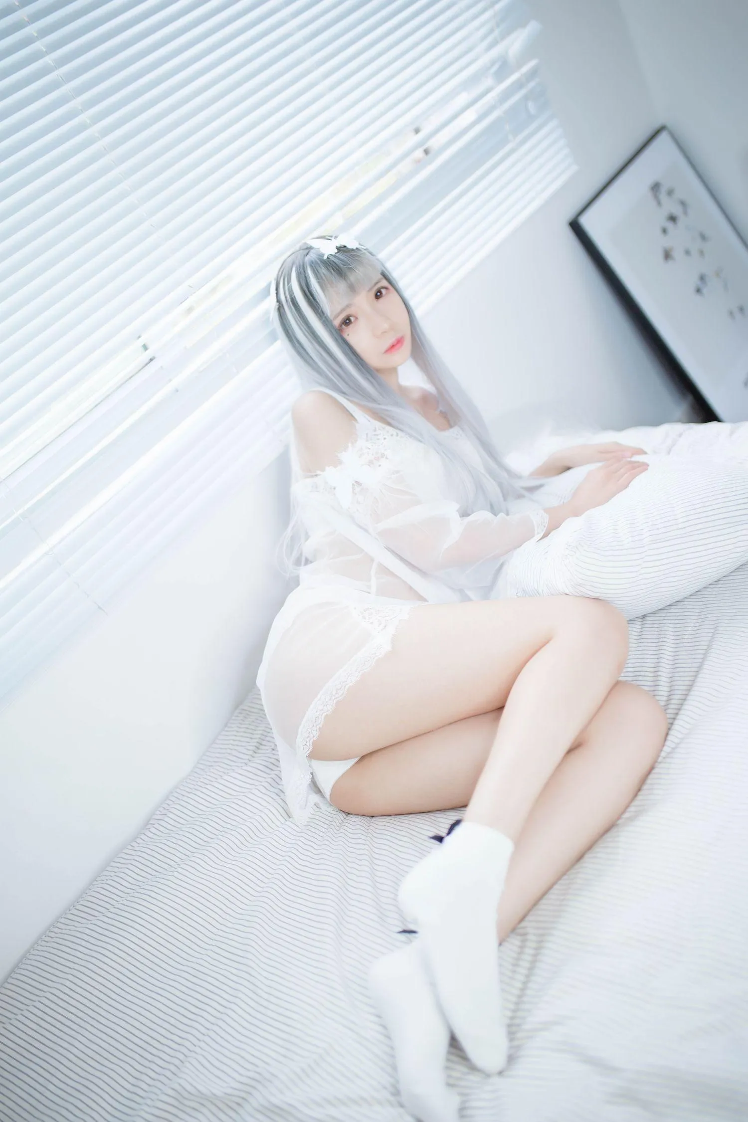疯猫ss – NO.32 白纱 [33P]插图4