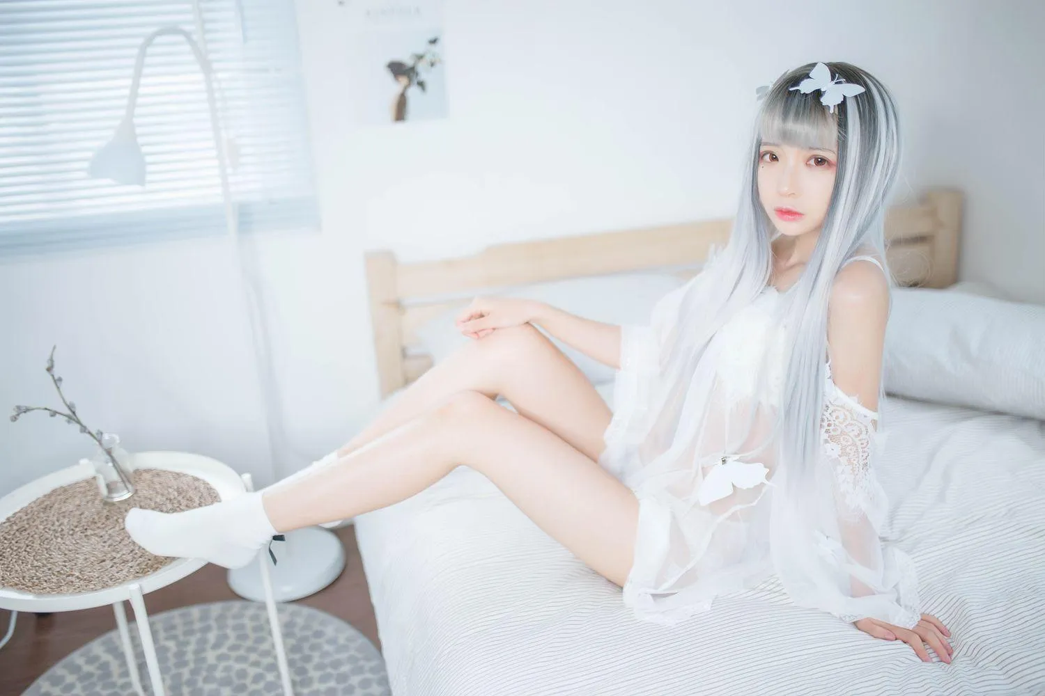 疯猫ss – NO.32 白纱 [33P]插图3