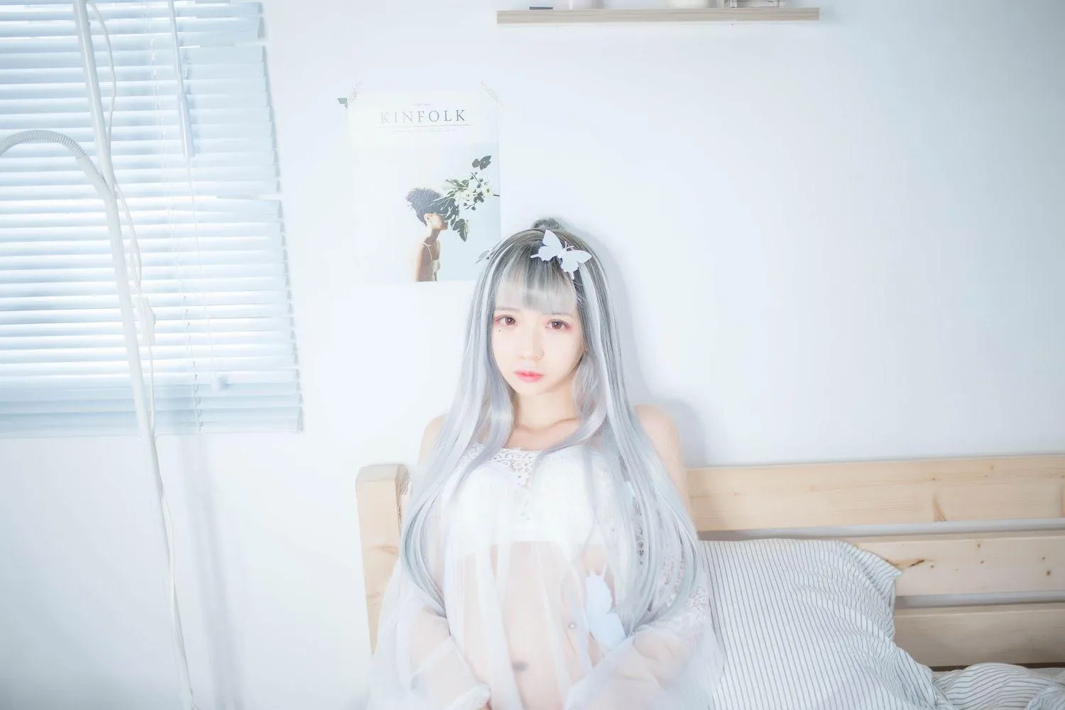 疯猫ss – NO.32 白纱 [33P]插图4
