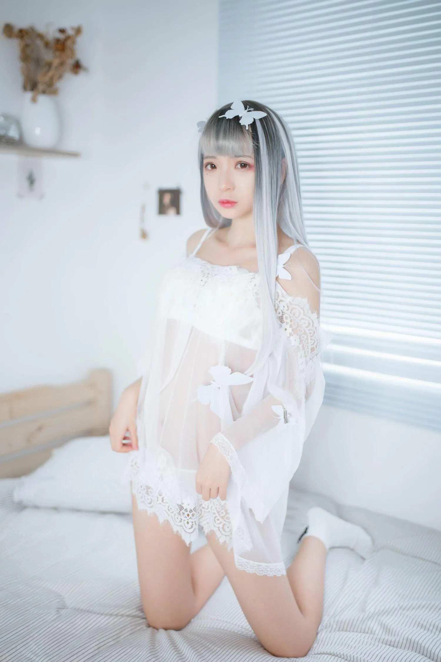 疯猫ss – NO.32 白纱 [33P]插图5
