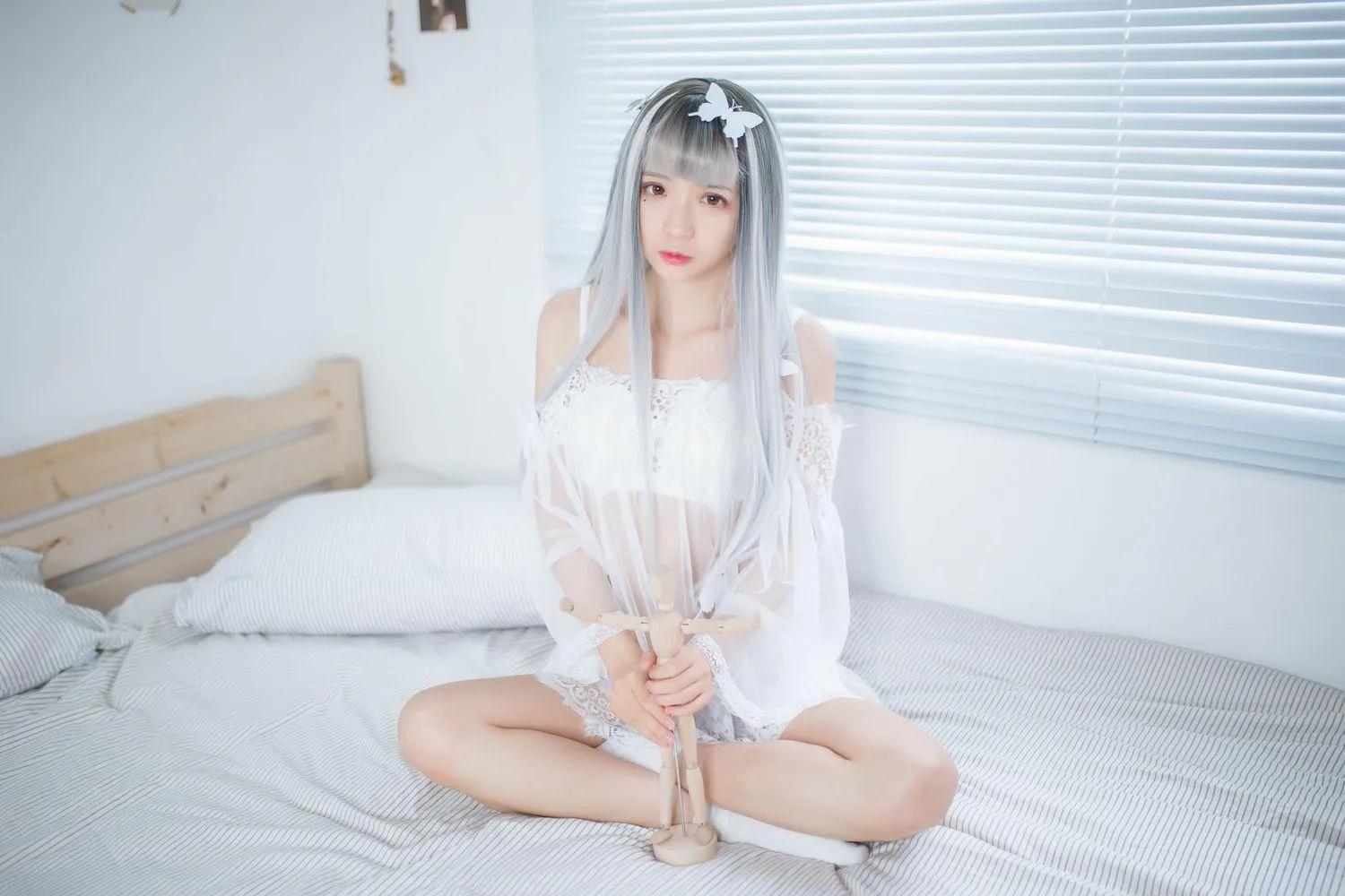 疯猫ss – NO.32 白纱 [33P]插图6