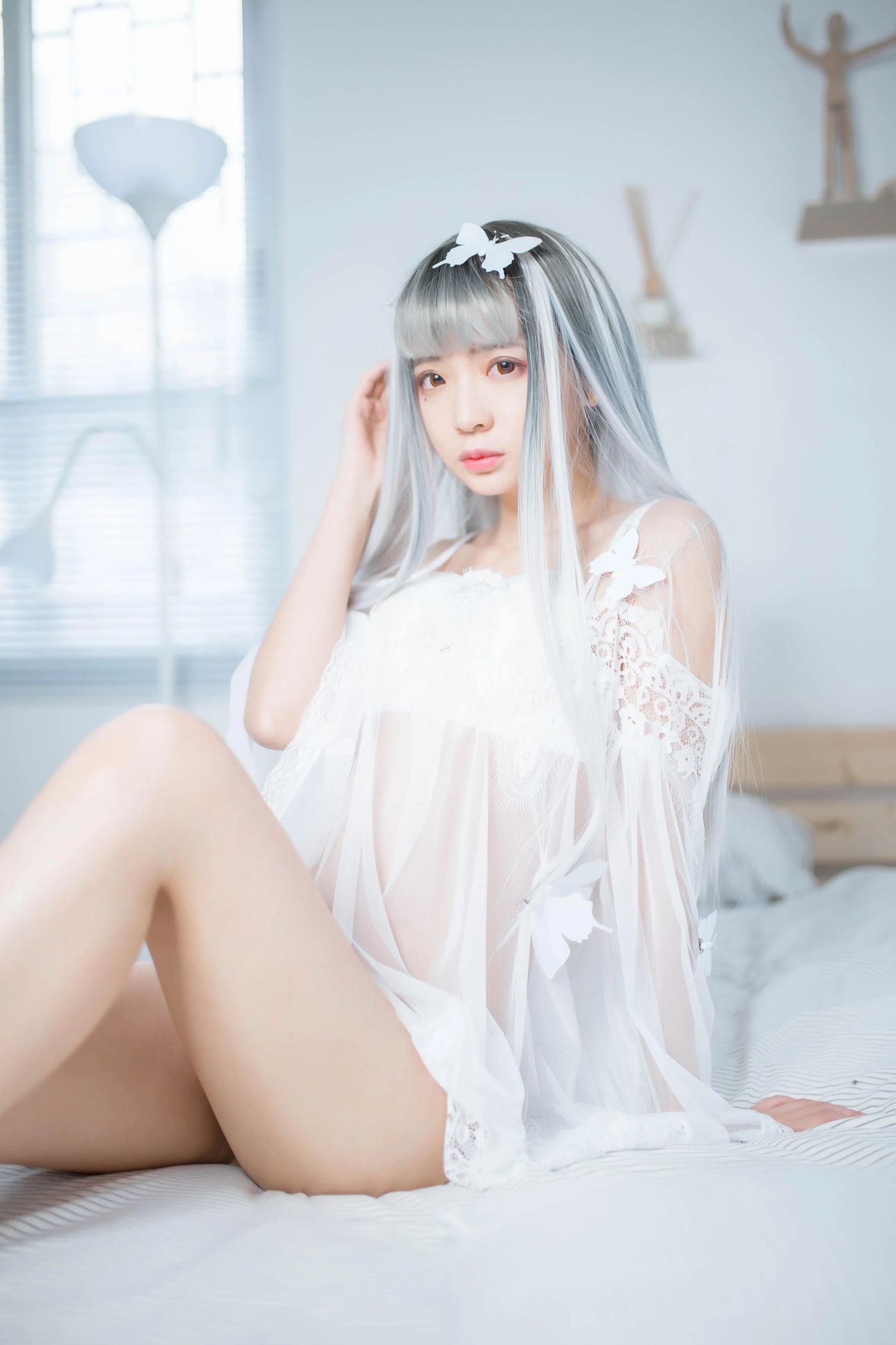 疯猫ss – NO.32 白纱 [33P]插图2