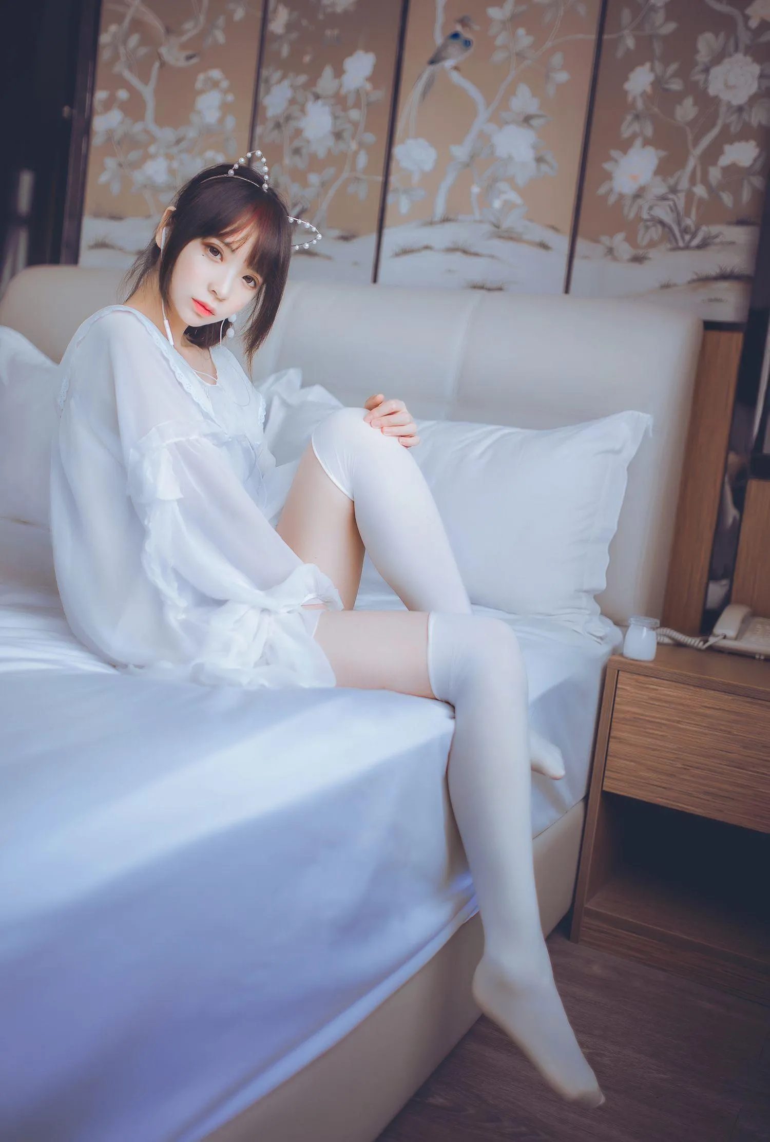 疯猫ss – NO.33 白色睡衣 [24P]插图9