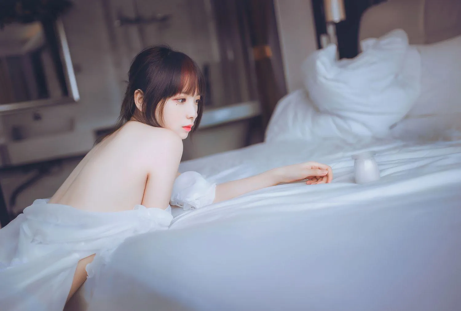 疯猫ss – NO.33 白色睡衣 [24P]插图2