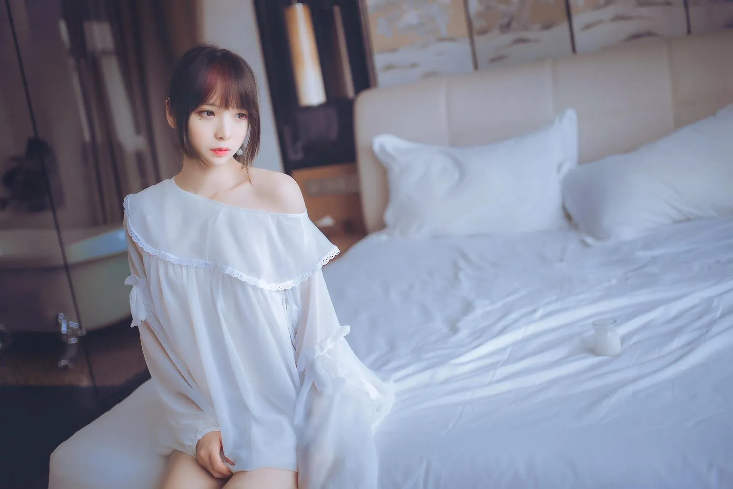 疯猫ss – NO.33 白色睡衣 [24P]插图9