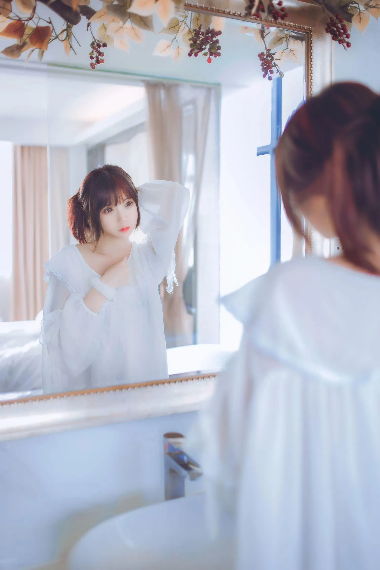 疯猫ss – NO.33 白色睡衣 [24P]插图2