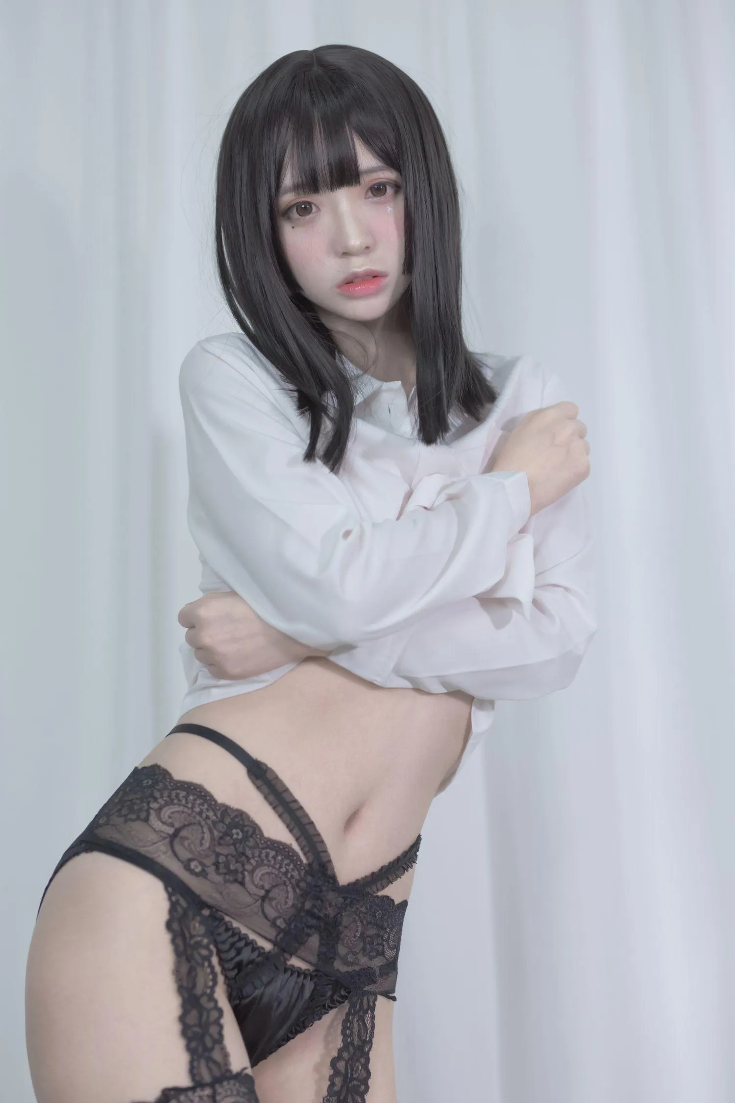 疯猫ss – NO.34 白衬衣黑丝 [14P]插图8
