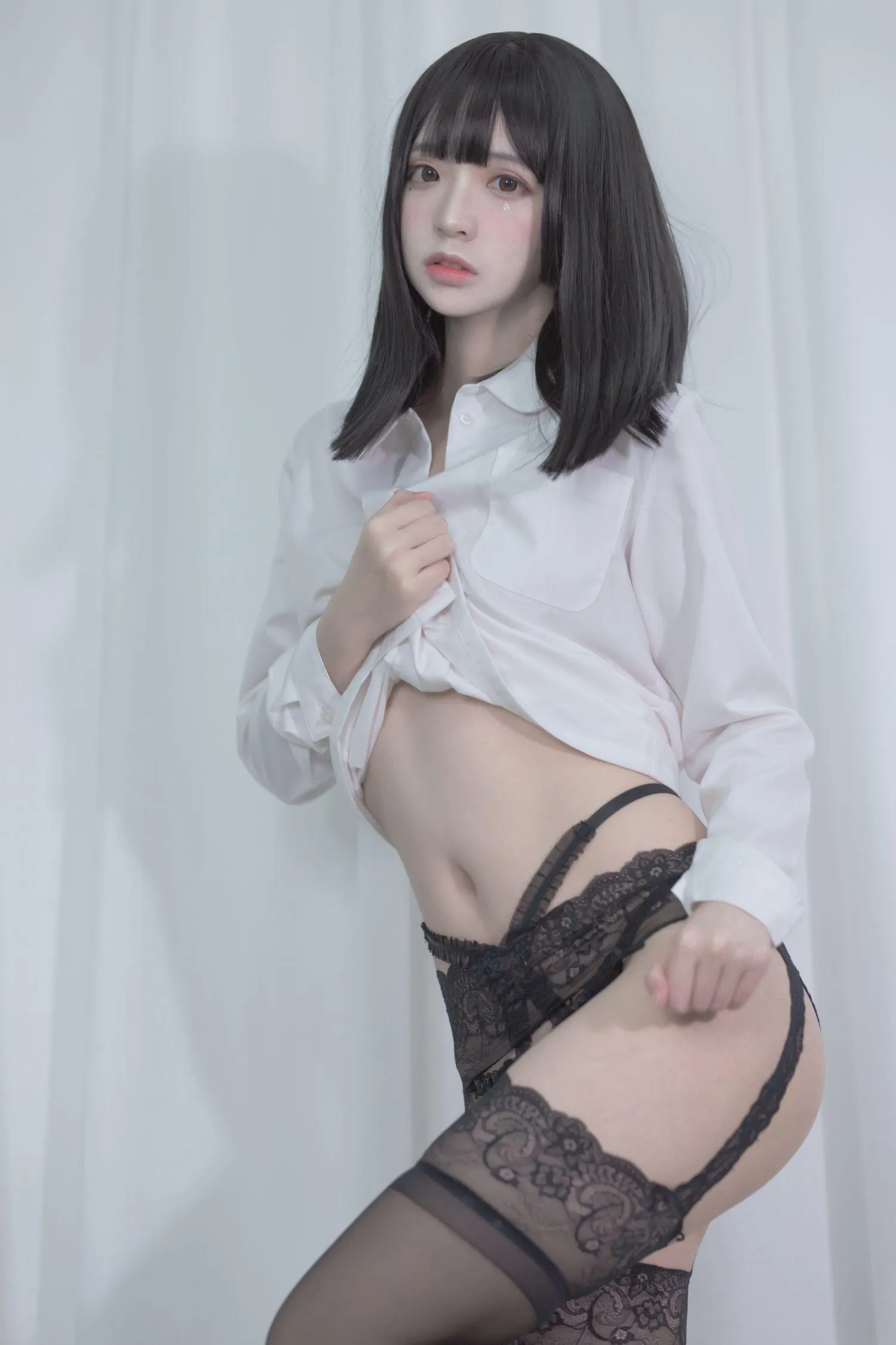疯猫ss – NO.34 白衬衣黑丝 [14P]插图9