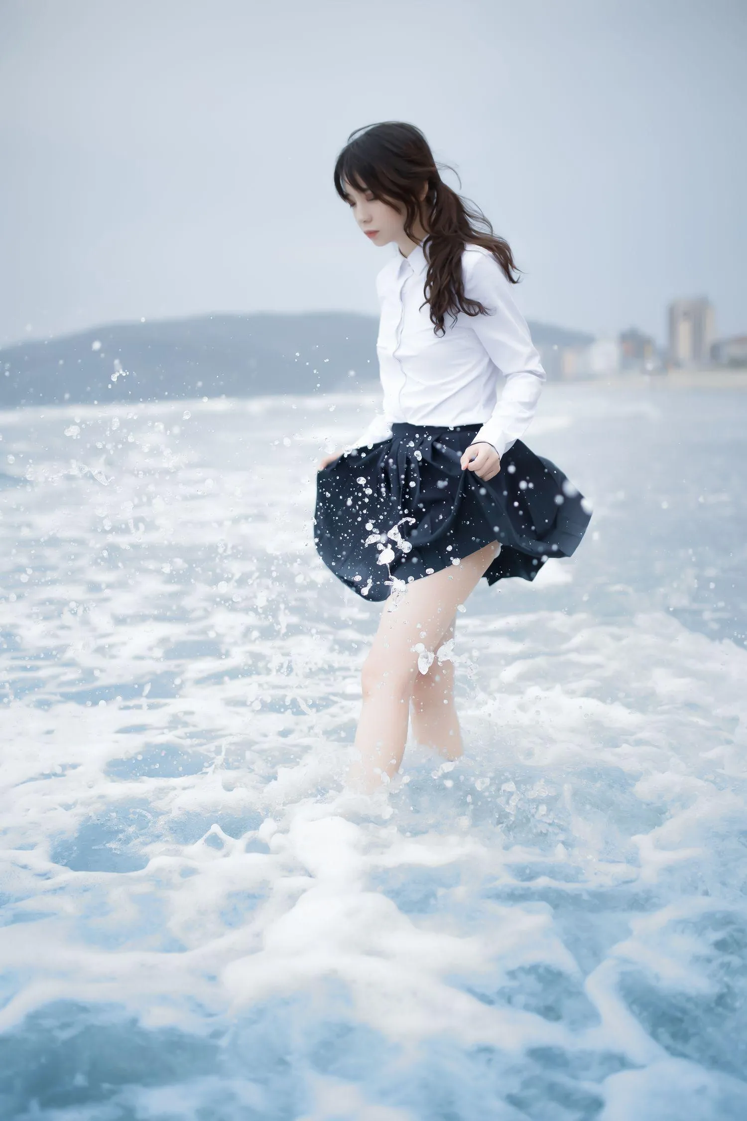 疯猫ss – NO.36 眠海歌（3套）-海，蓝 [28P]插图5