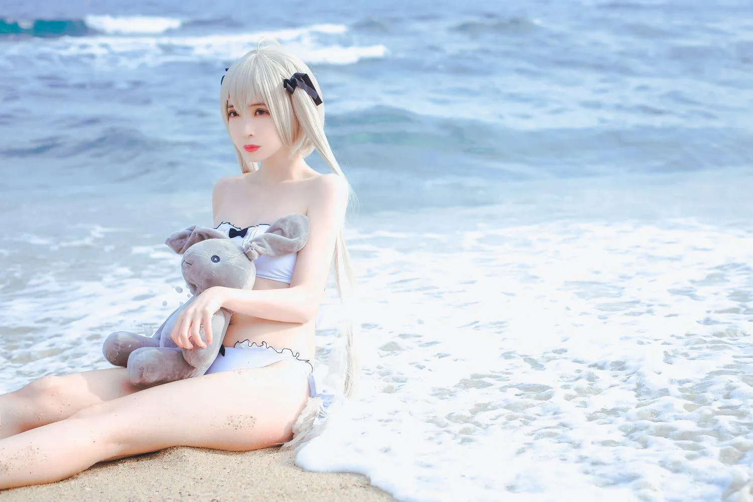 疯猫ss – NO.40 穹妹海边 [34P]插图7