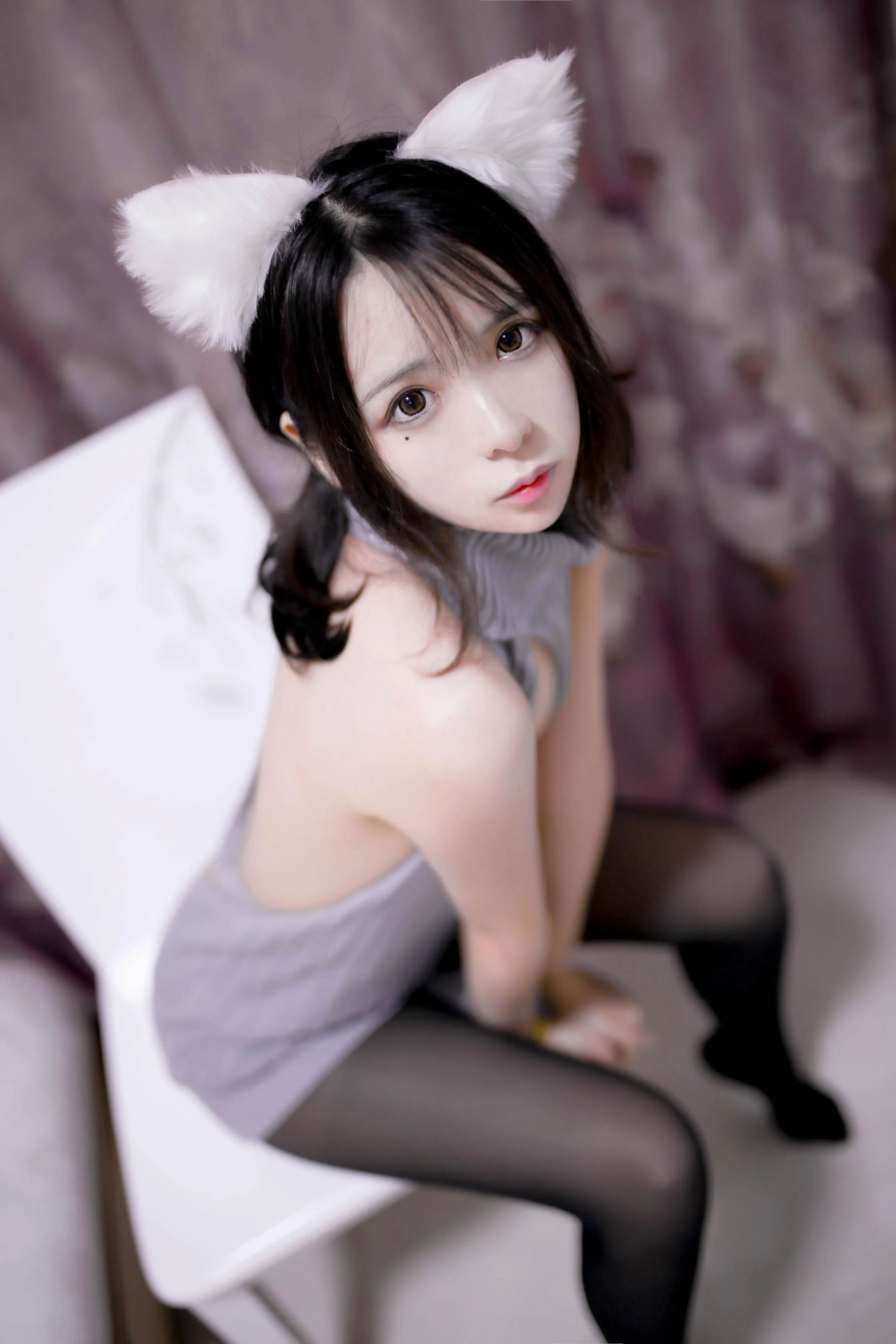 疯猫ss – NO.54 露背毛衣 [16P]插图9
