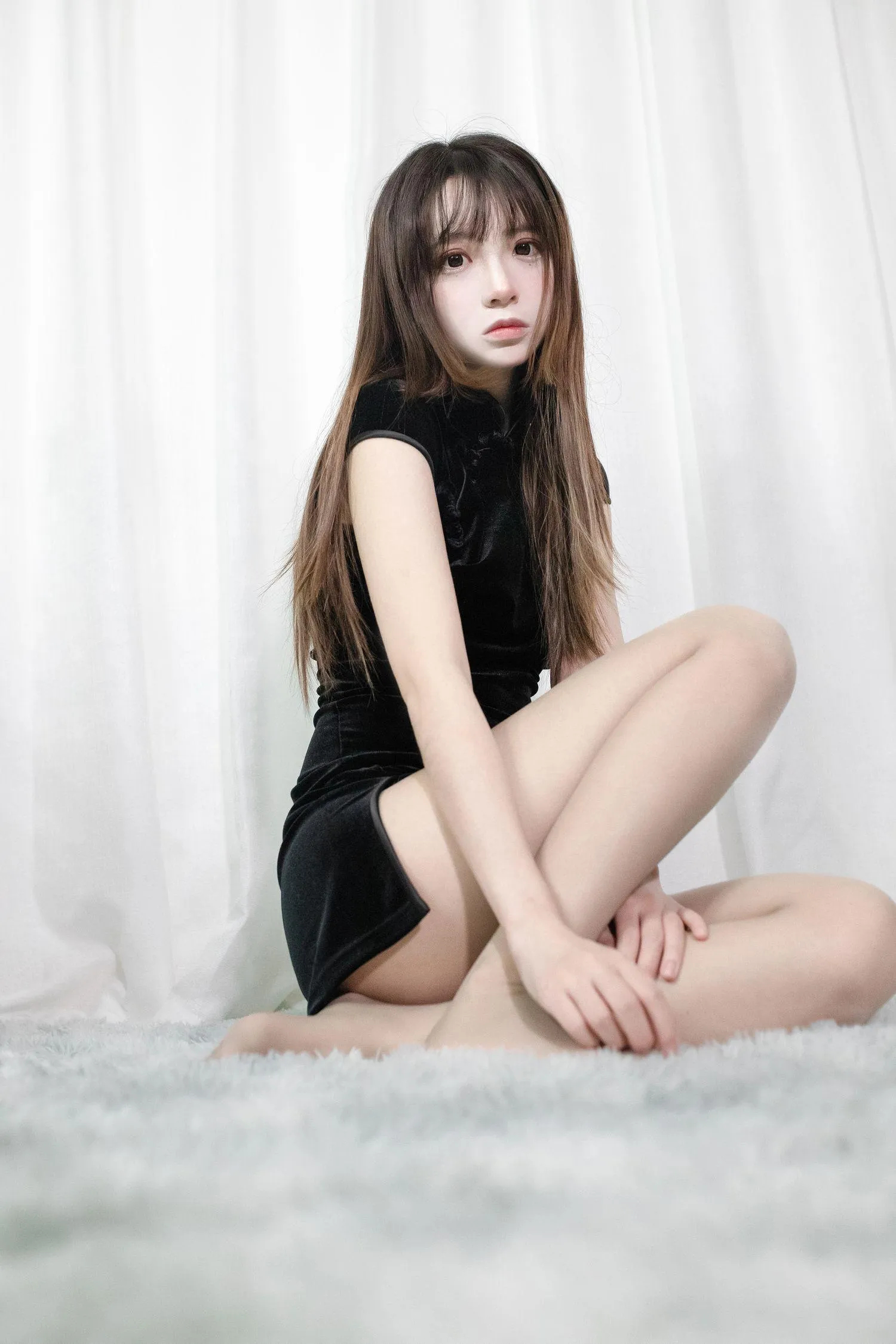 疯猫ss – NO.57 黑旗袍 [20P]插图9