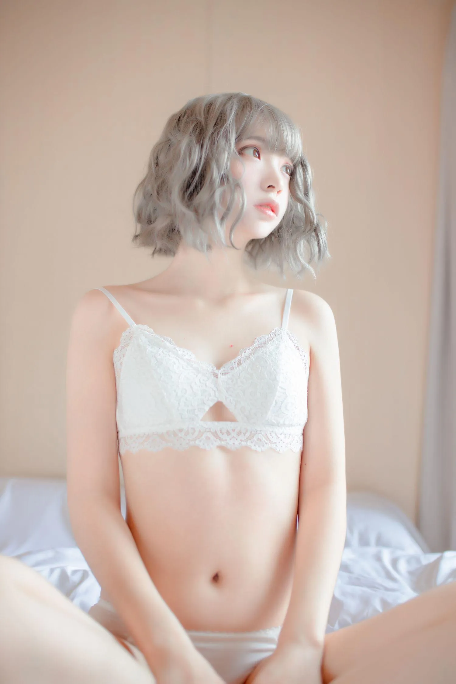 疯猫ss – NO.65 思绪本-内衣 [27P]插图1