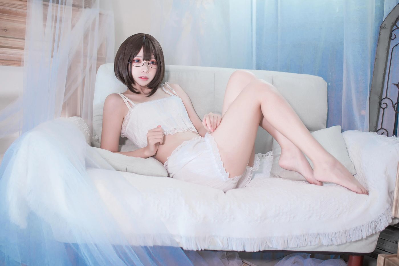 疯猫ss – NO.68 眼镜娘 [30P]插图7
