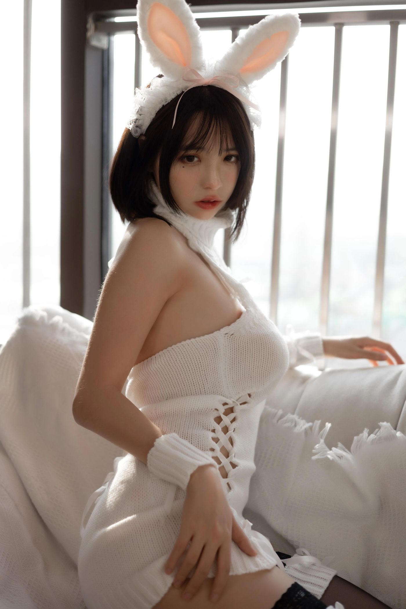 疯猫ss – NO.80 白毛衣 自拍 [40P]插图2