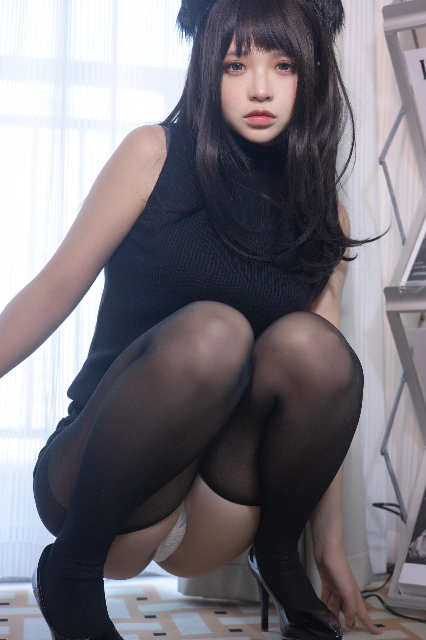 疯猫ss – NO.91 黑毛衣少女 [80P]插图