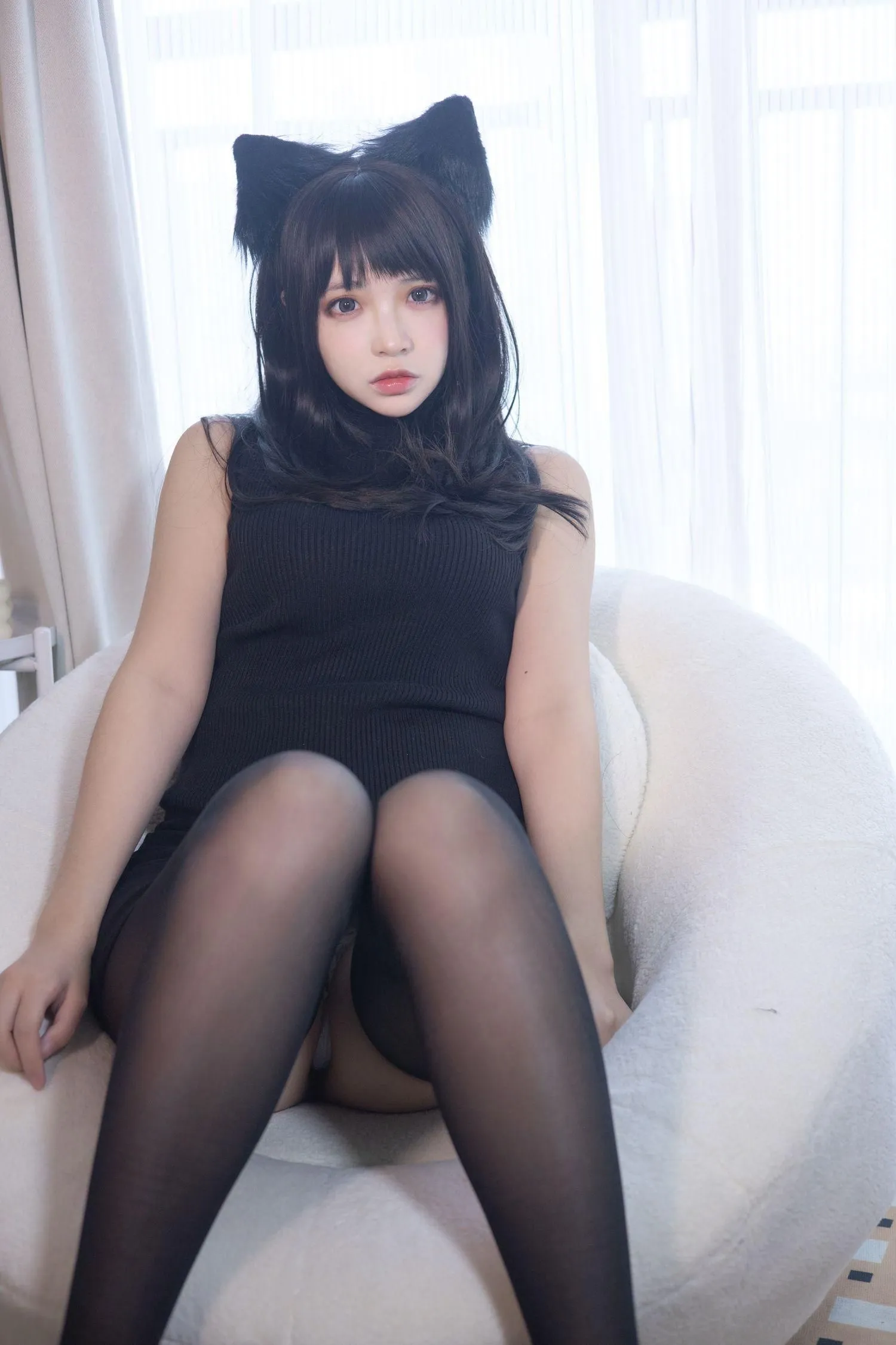 疯猫ss – NO.91 黑毛衣少女 [80P]插图2