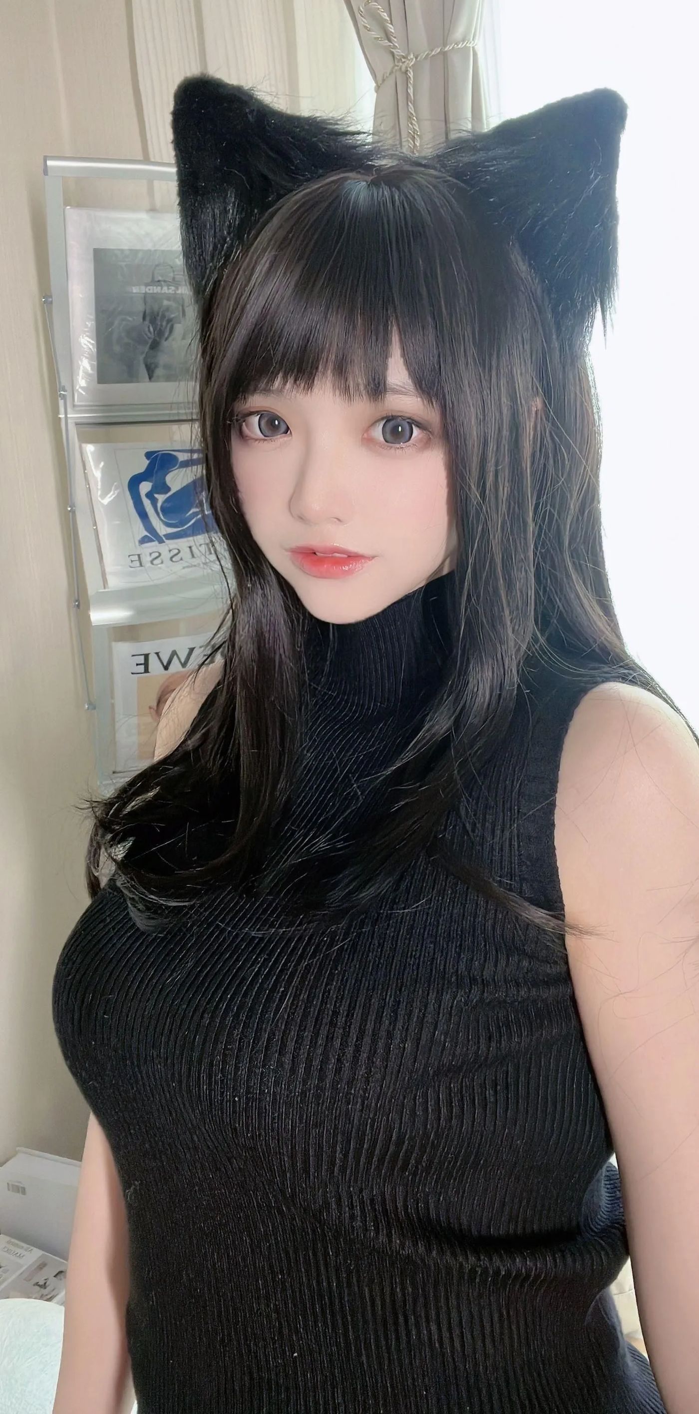 疯猫ss – NO.91 黑毛衣少女 [80P]插图