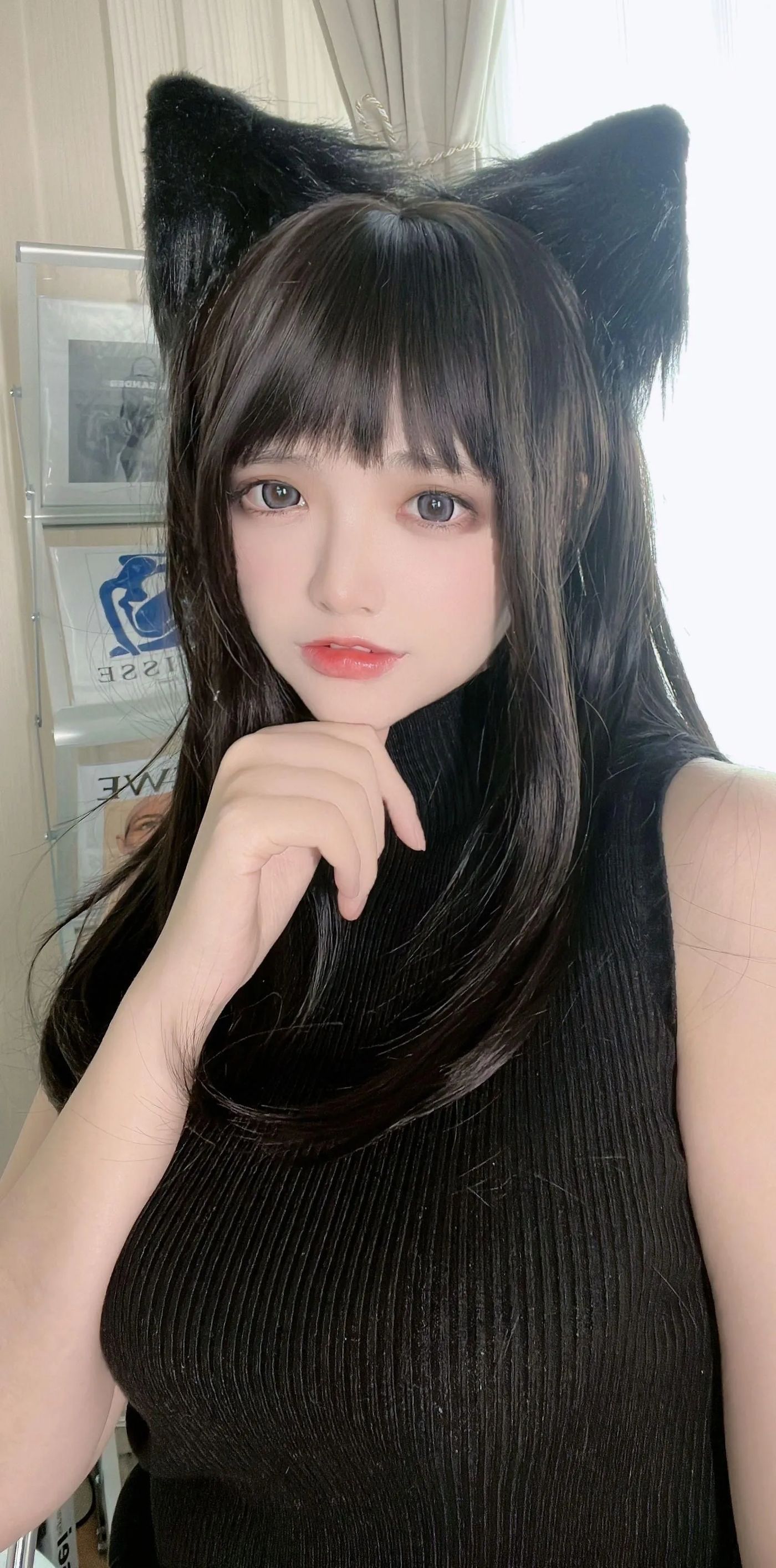 疯猫ss – NO.91 黑毛衣少女 [80P]插图1