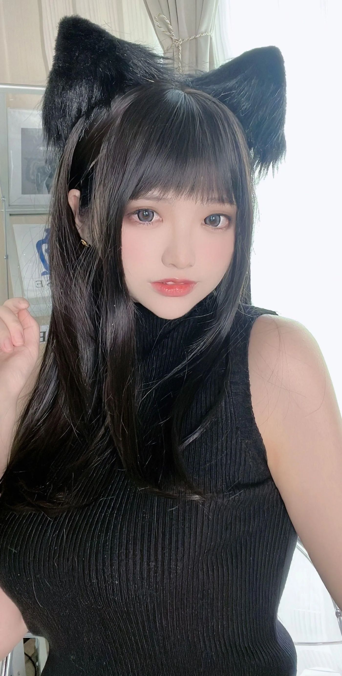 疯猫ss – NO.91 黑毛衣少女 [80P]插图3