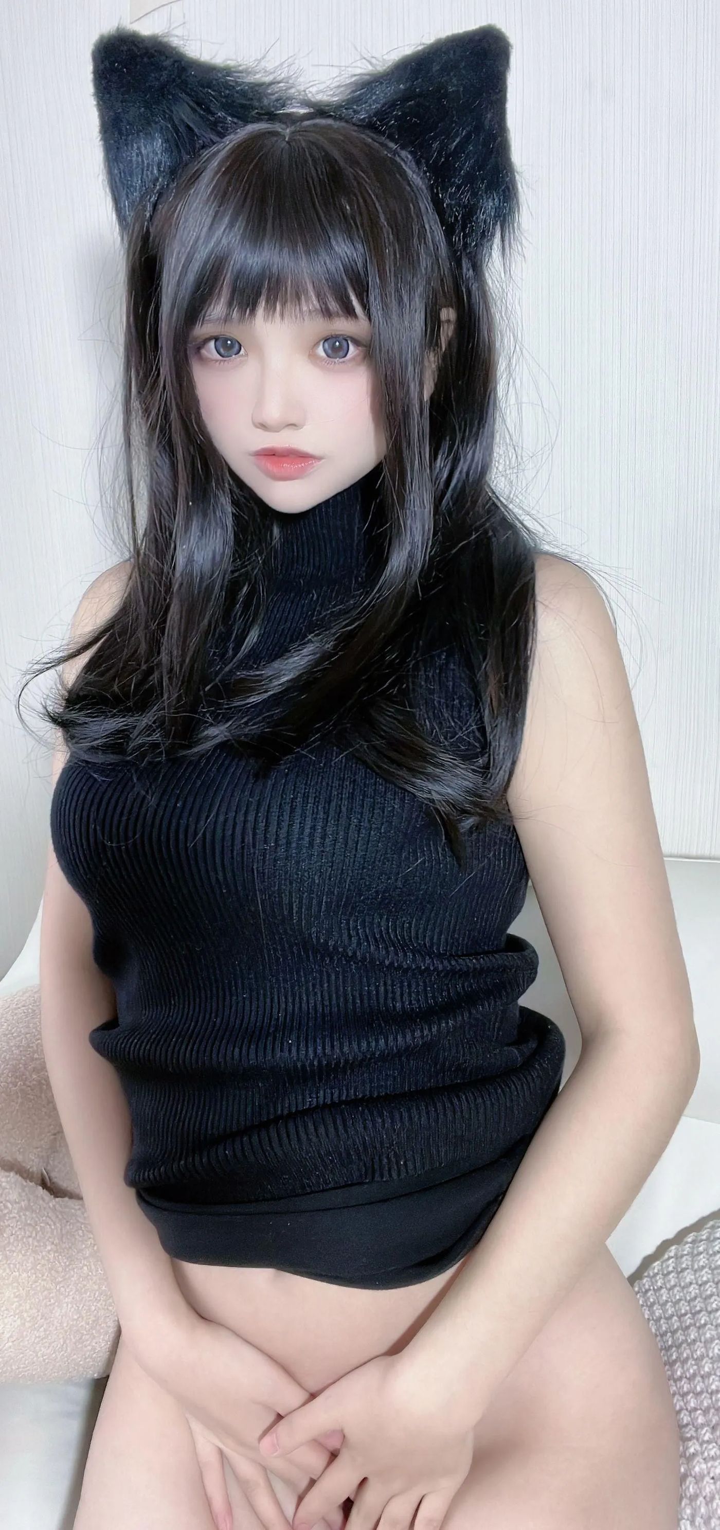疯猫ss – NO.91 黑毛衣少女 [80P]插图5