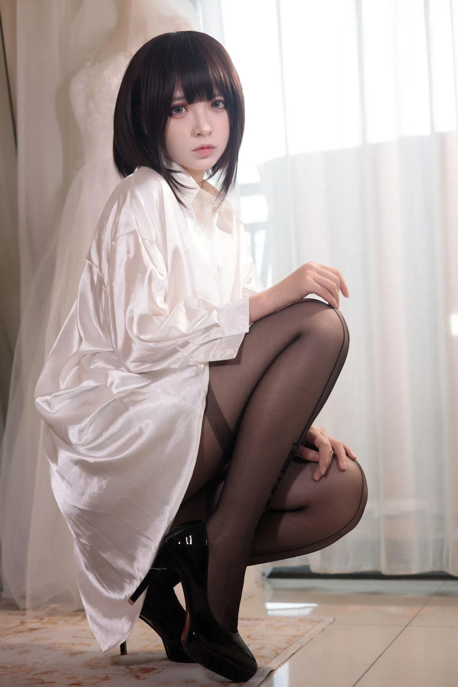 疯猫ss – NO.93 白衬衫少女 [80P]插图6