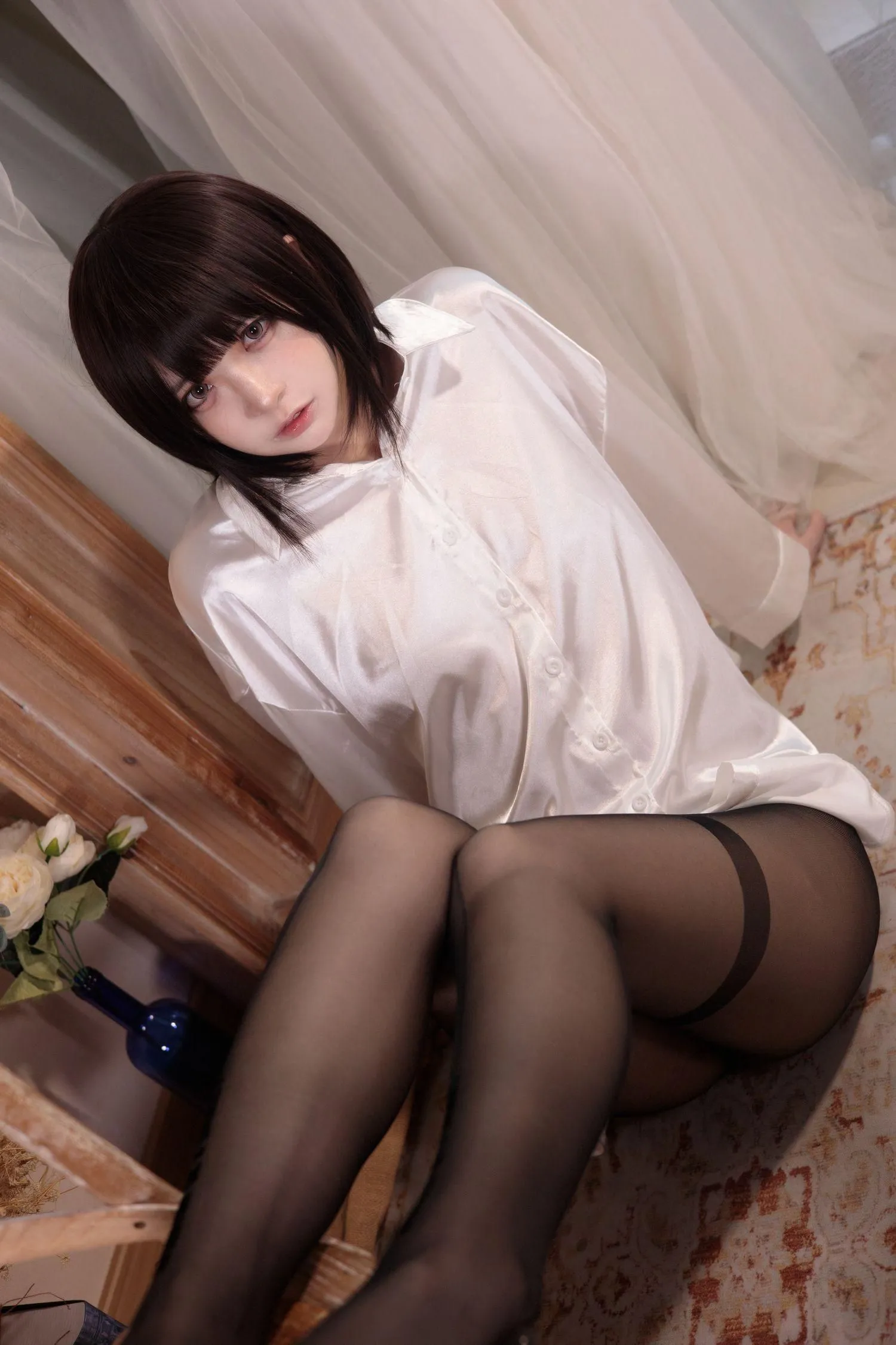 疯猫ss – NO.93 白衬衫少女 [80P]插图4