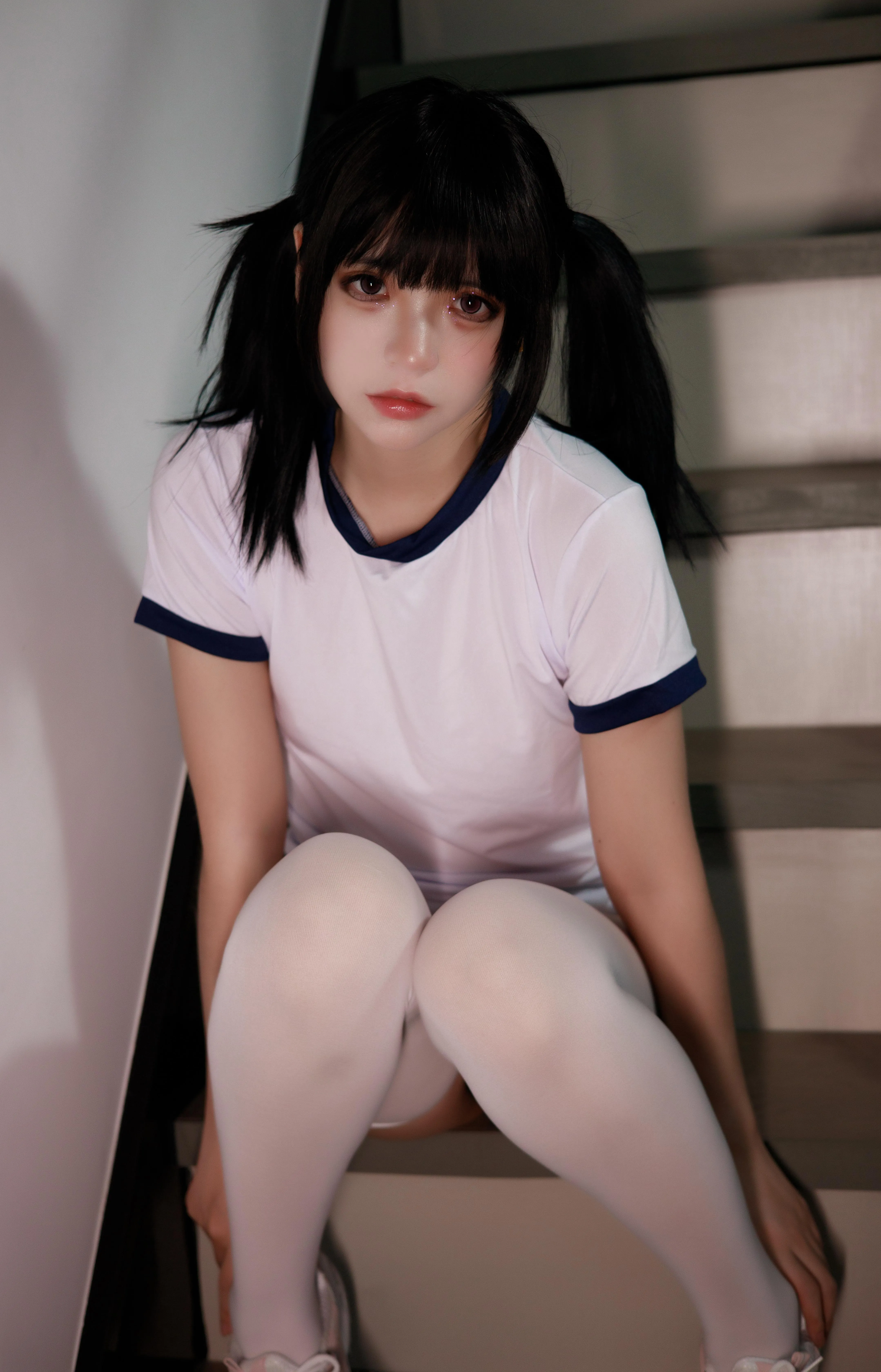 疯猫ss – NO.97 白色情人节福袋 体操服 [40P]插图7