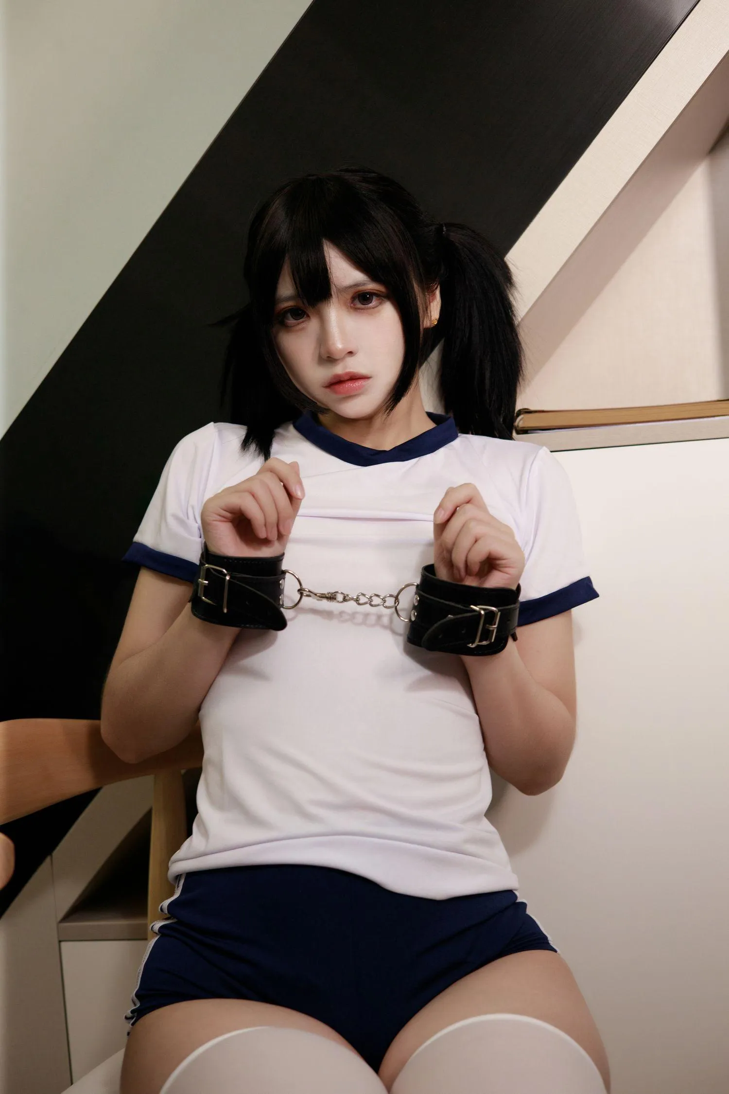 疯猫ss – NO.97 白色情人节福袋 体操服 [40P]插图6